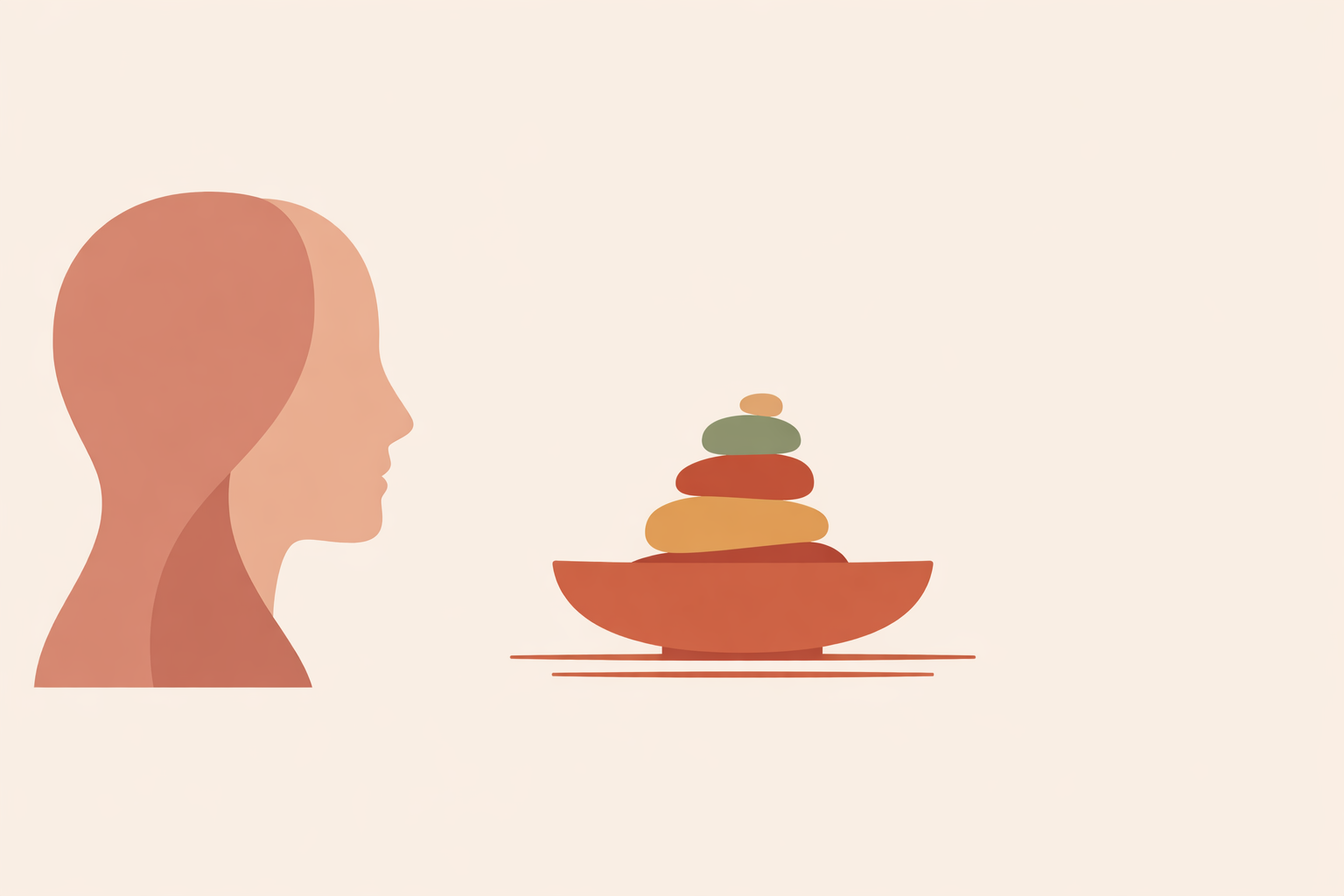 Weight loss coach leading mindful eating exercise with client to overcome weight loss plateau