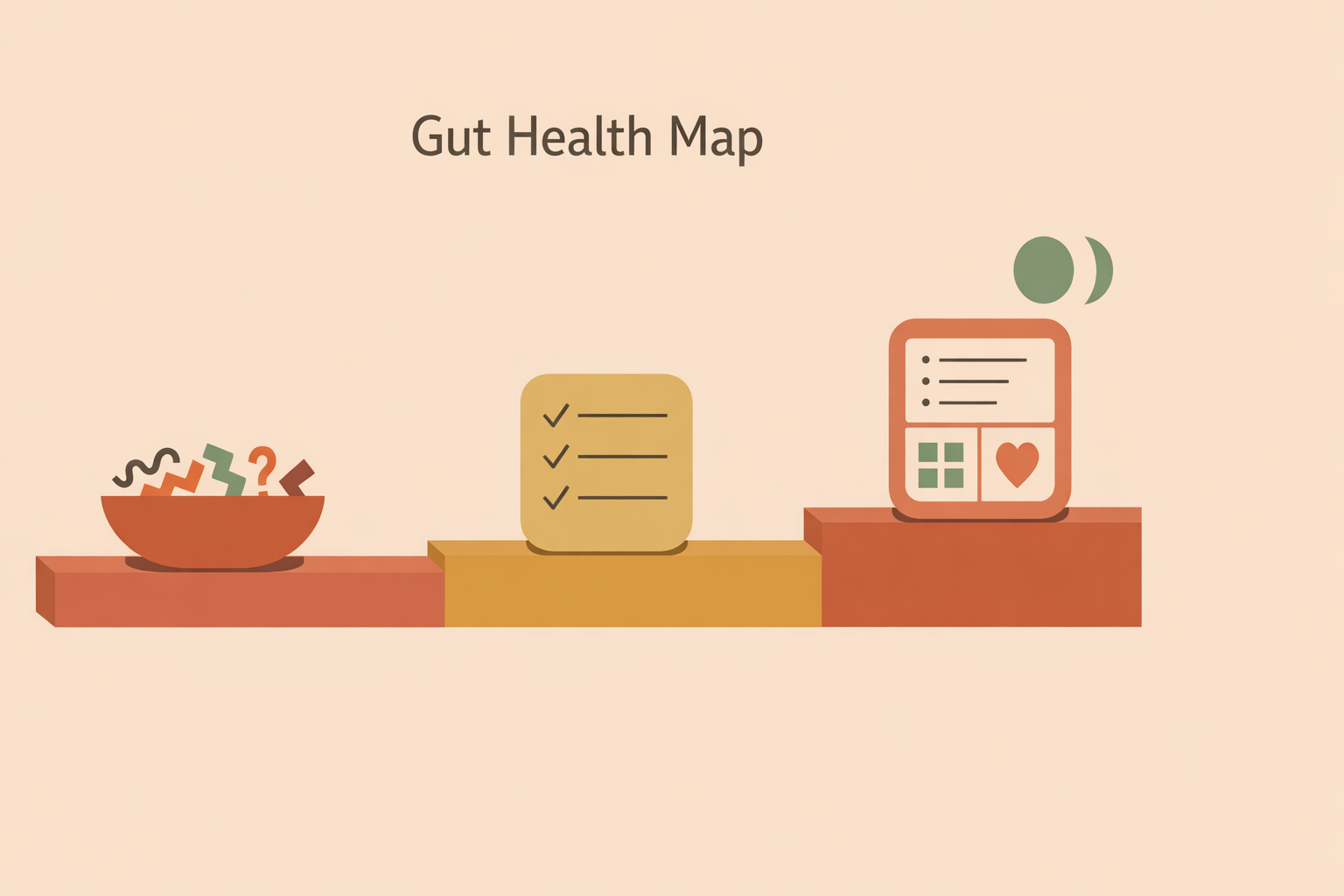 Nutritionist reviewing gut health note templates with client while discussing food sensitivities and meal planning
