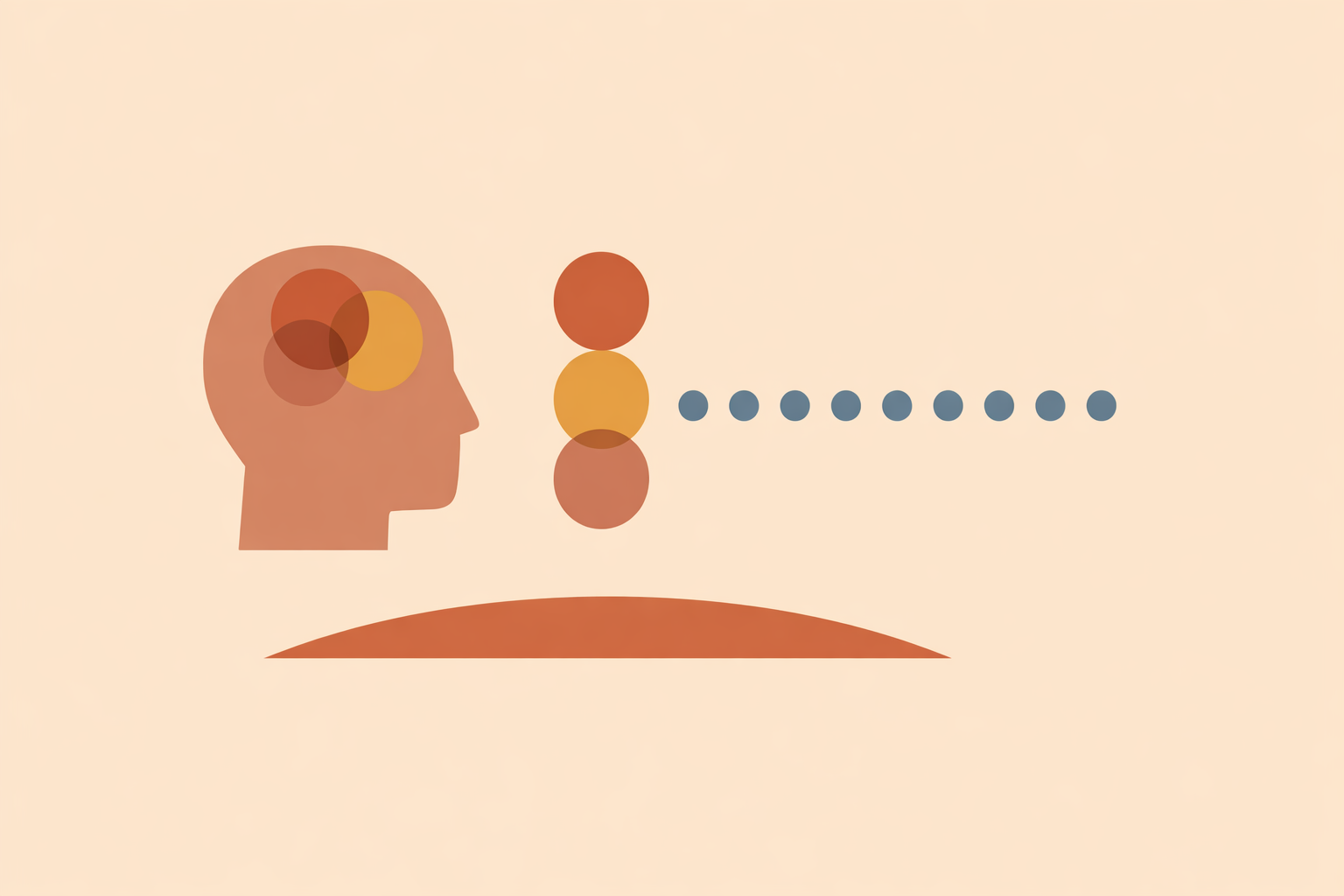 Adult practicing Brain Gym exercises at a desk, following guided movements to improve focus and mental clarity