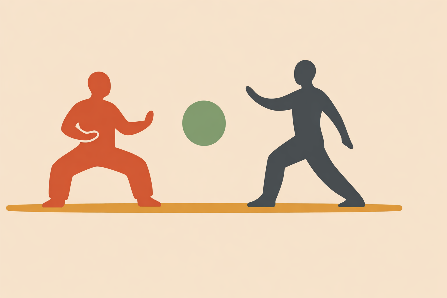 Instructor demonstrating gentle Qi Gong vs Tai Chi movements to help clients choose the best self-care practice
