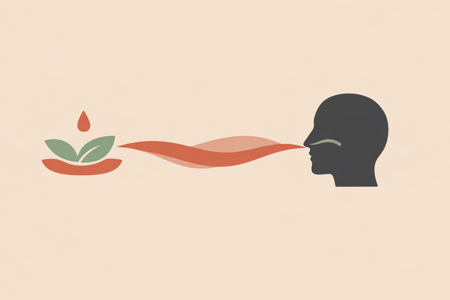 Aromatherapist guiding client through essential oil inhalation during evidence‑based aromatherapy session