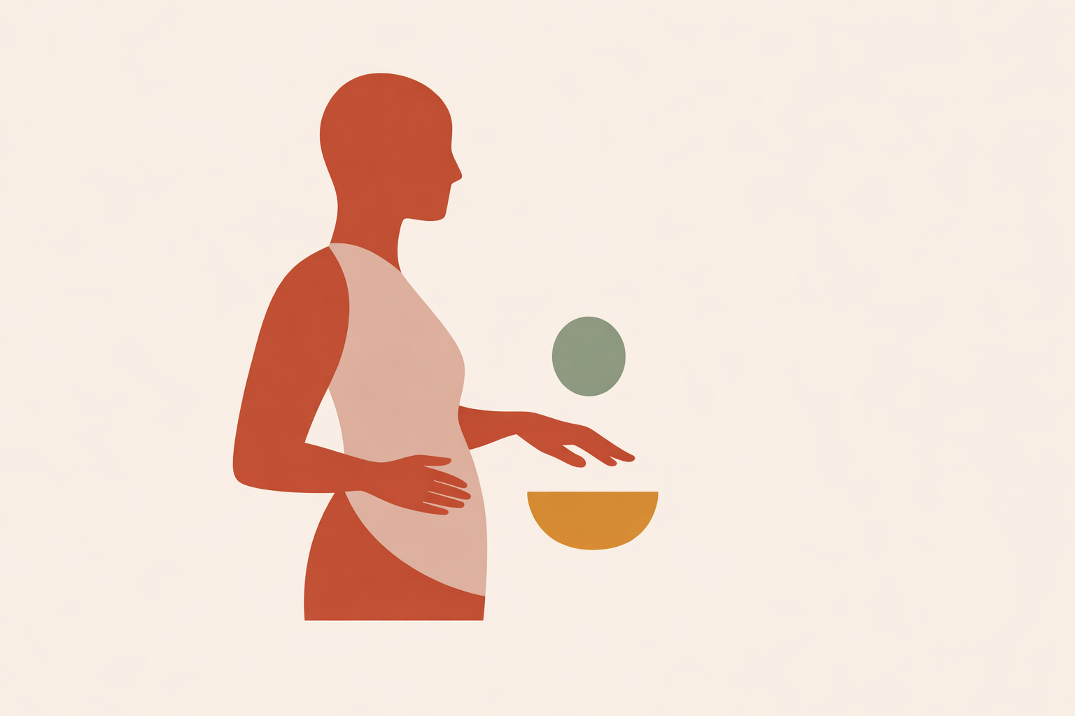 Woman reaching for snacks while working at laptop, pausing to track habits and learn how to stop stress eating