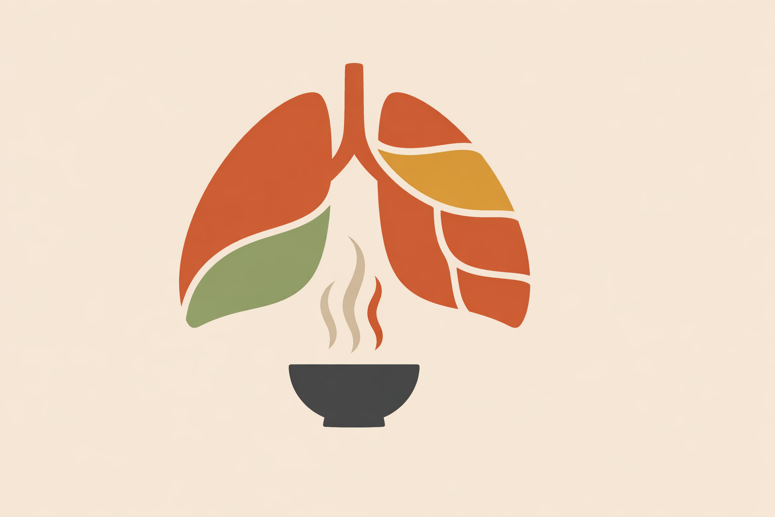 Herbal practitioner preparing fresh medicinal herbs and teas to support respiratory health in client wellness plans