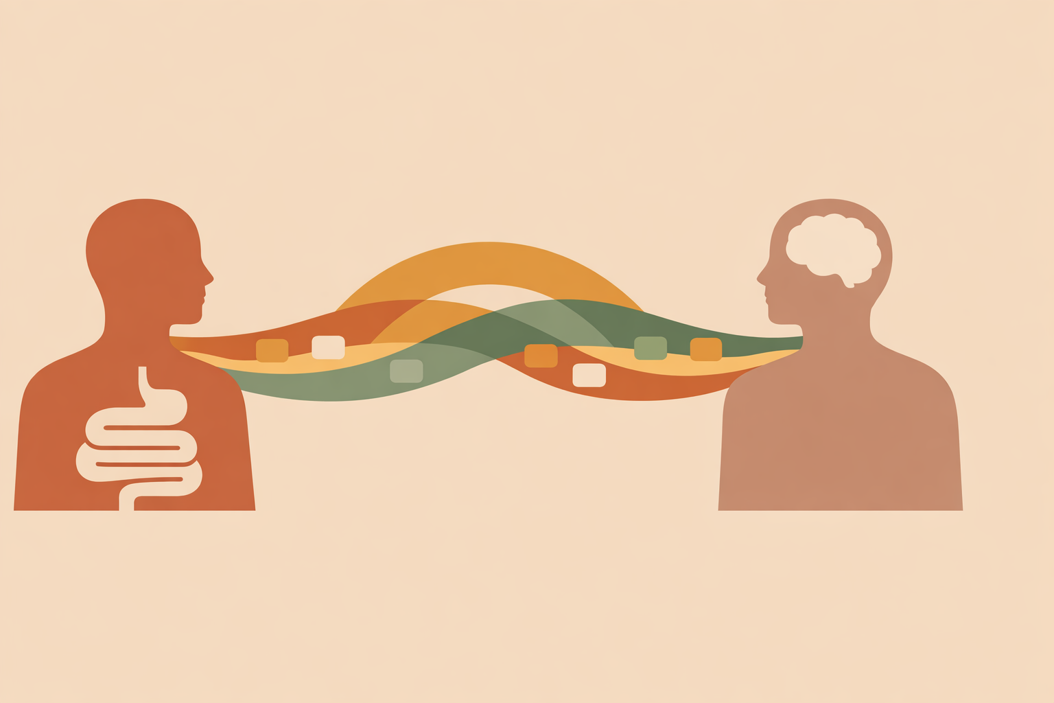 Coach leading gut-brain connection coaching session, using clear scope-safe language to support client well-being