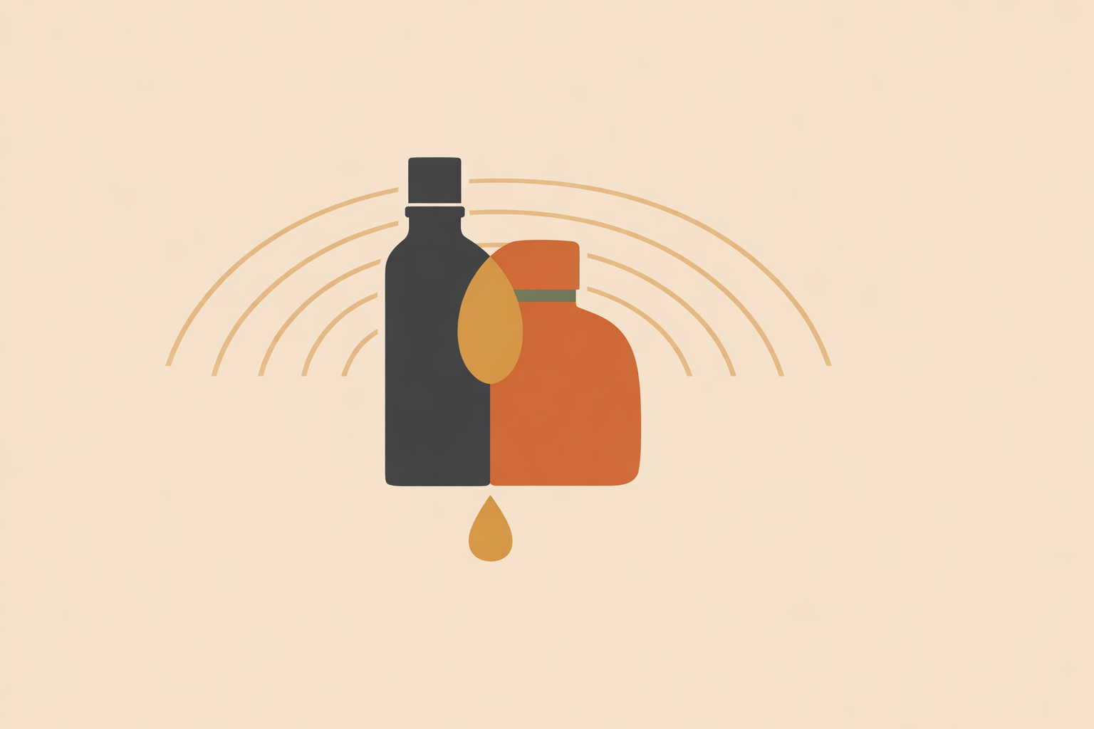 Aromatherapist comparing carrier oils vs essential oils at a desk to plan product formulations and boost sales