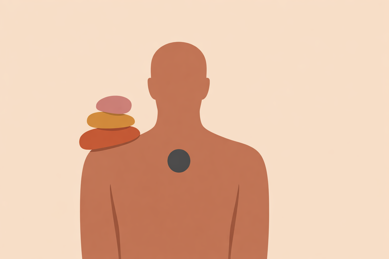 Therapist supporting client as they explore how emotions influence chronic physical pain during counseling session