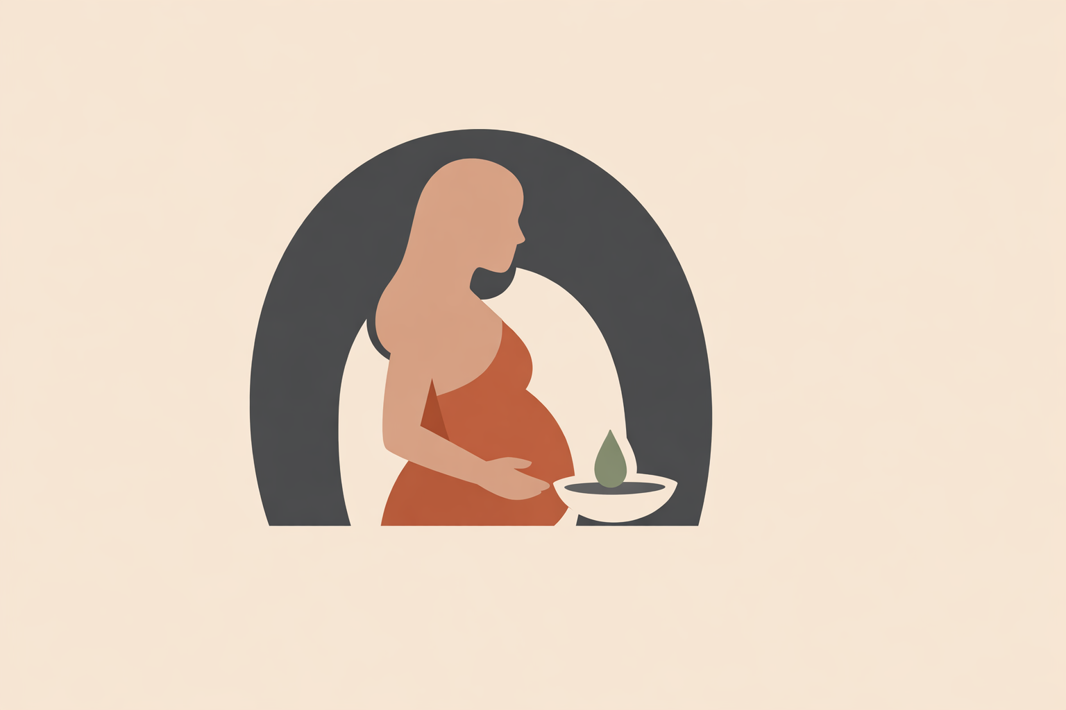 Pregnant client consulting aromatherapist selecting essential oils for a safe prenatal massage session