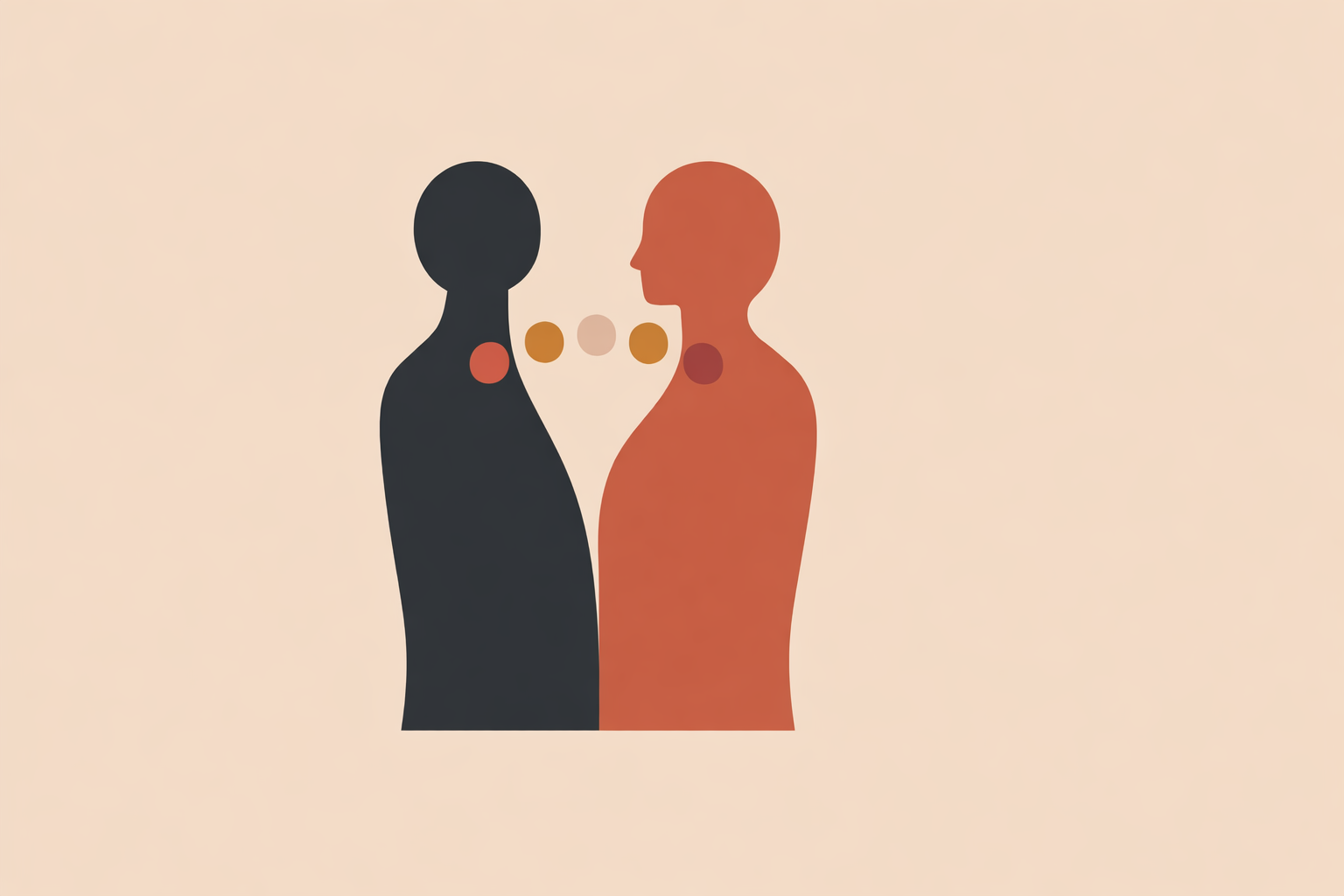 Therapist adjusting session plan while discussing mind–body connection strategies with client in calm office setting
