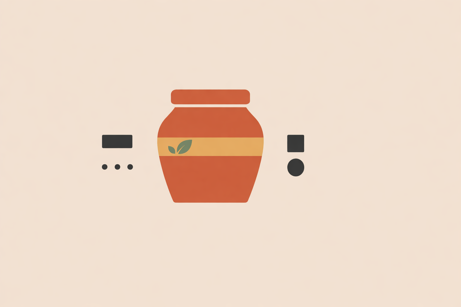 Glass jar of herbal honey with clean label listing ingredients and branding for compliant cottage food sales