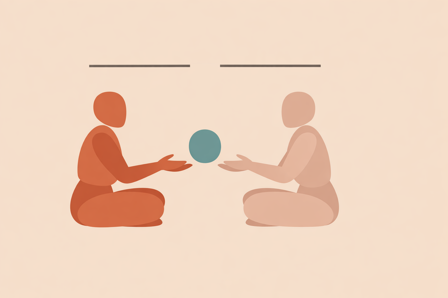Female energy healer talking with woman client, clearly explaining consent before beginning hands-on chakra work
