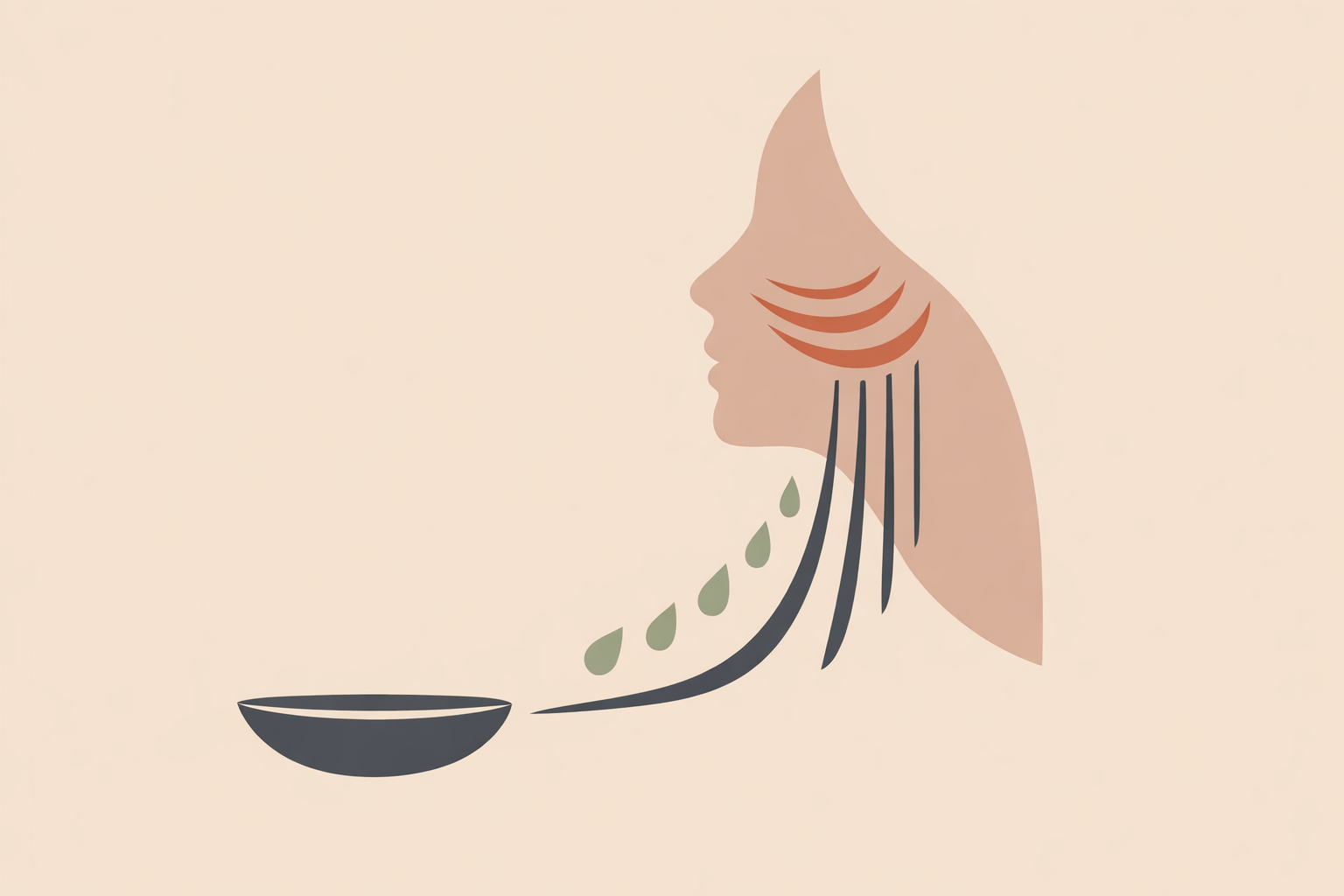 Woman performing facial lymphatic drainage massage at home, gently massaging cheeks to boost circulation and reduce puffiness