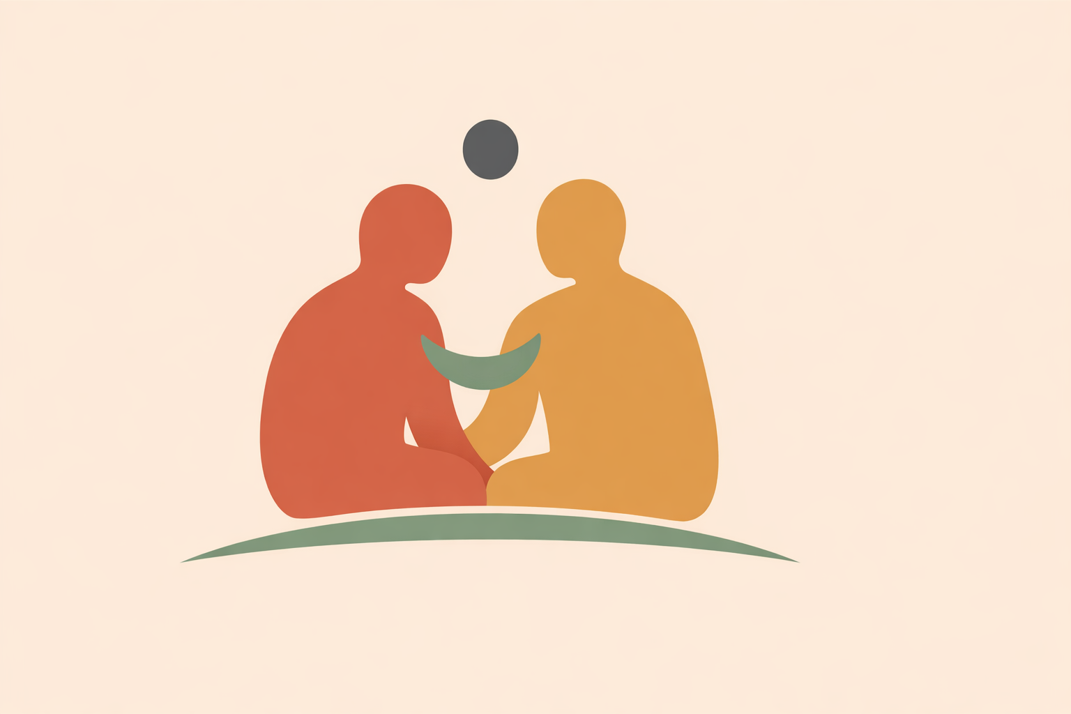 Couple sitting on bed having a vulnerable conversation about fear of intimacy and building safer emotional connection