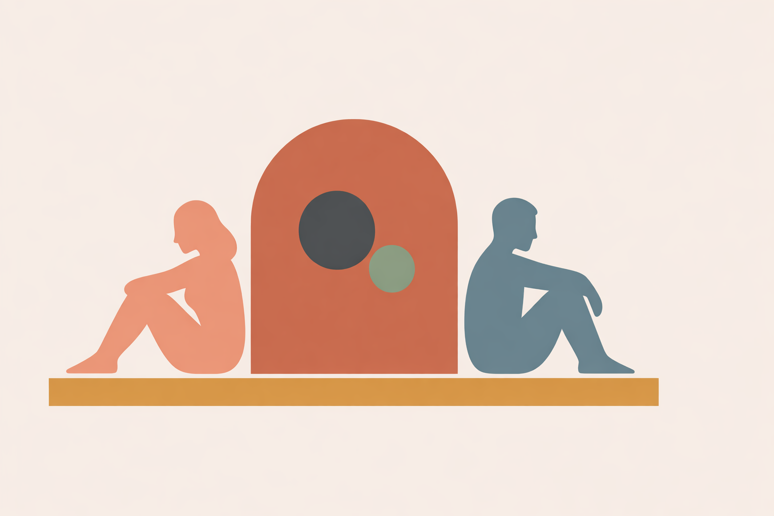 Therapist listening supportively to client discussing stress, intimacy concerns, and low libido during counseling session