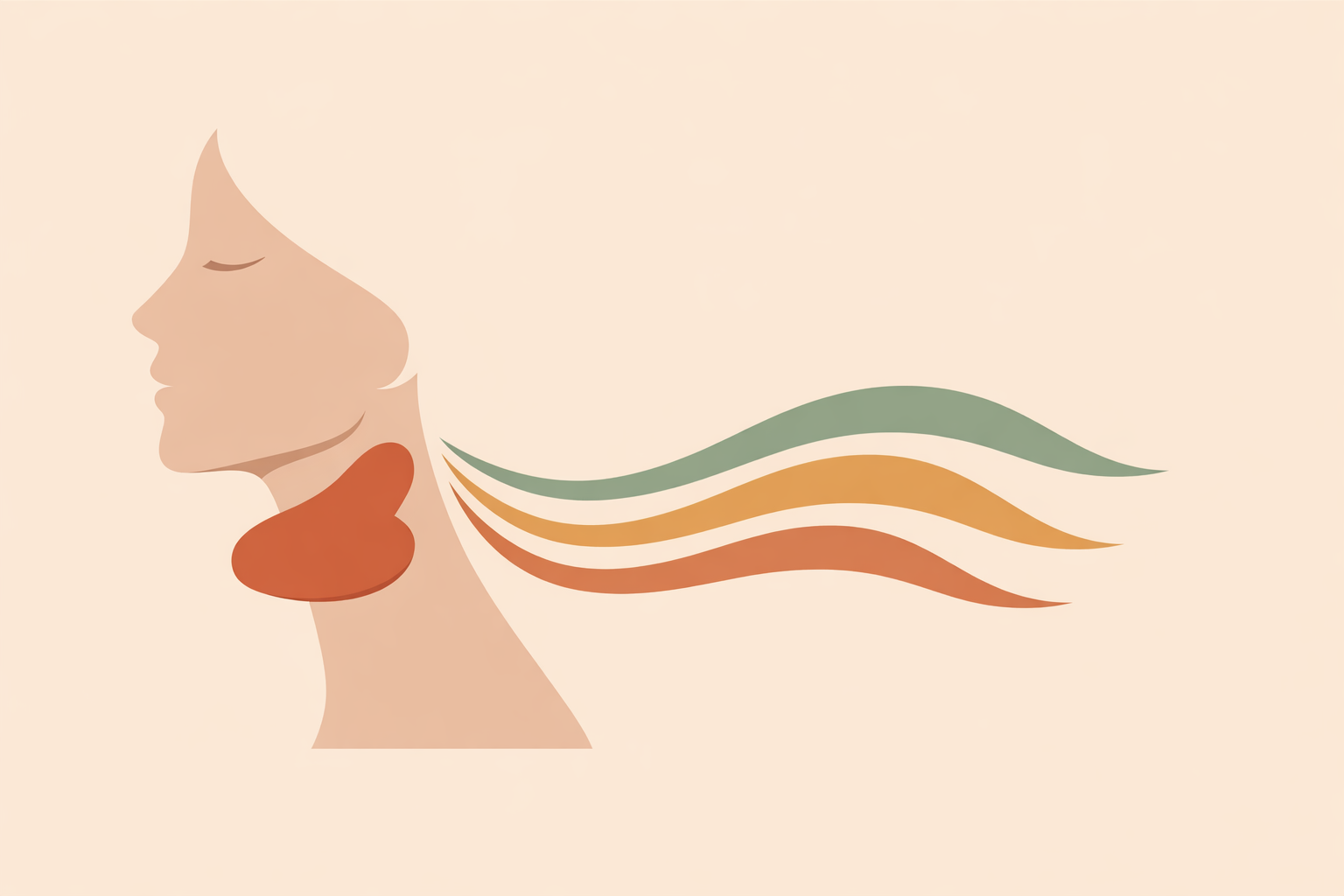 Woman using gua sha stone to sculpt jawline during step-by-step gua sha facial routine