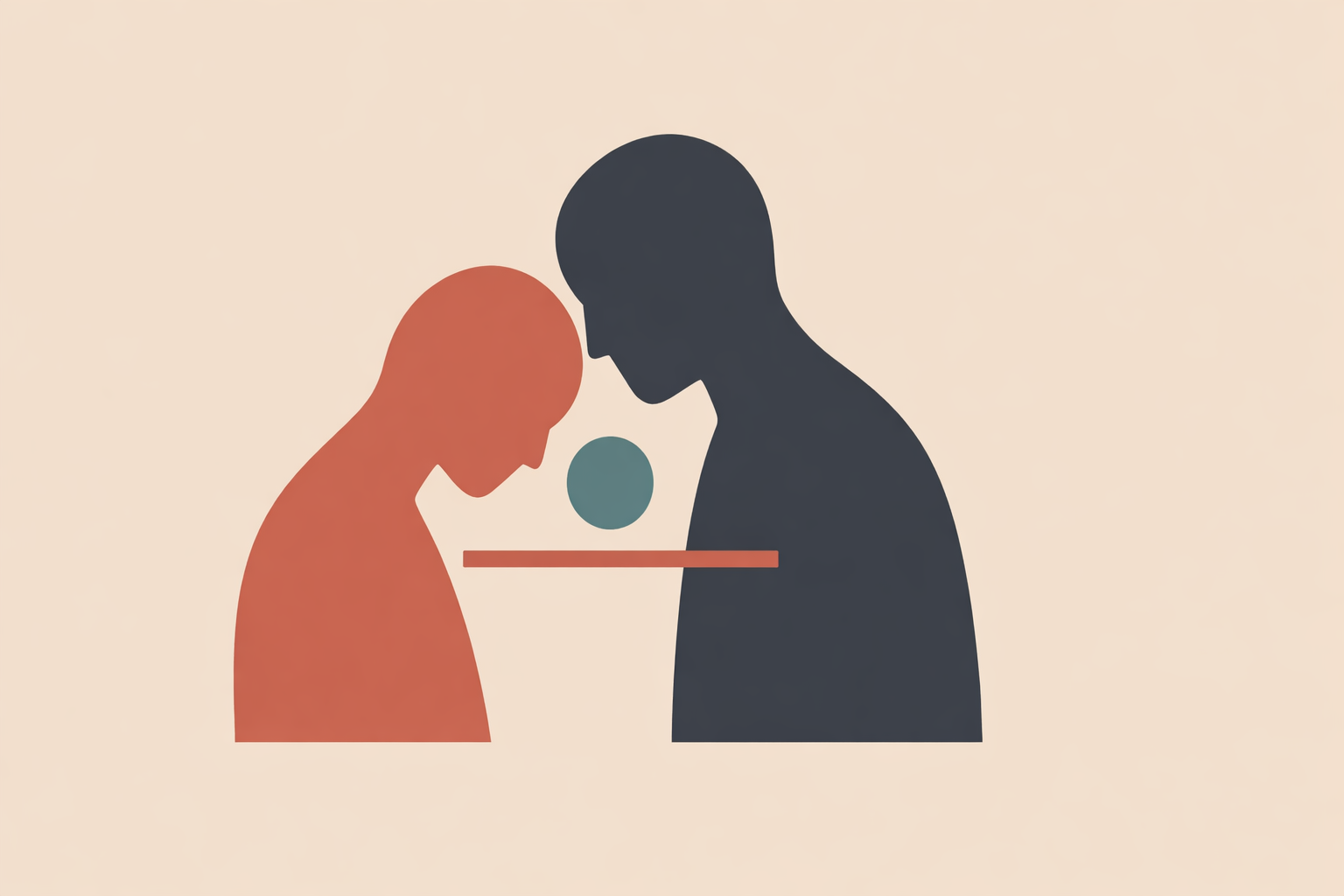 Coach offering comforting support to distressed client, modeling trauma-informed coaching after sexual trauma