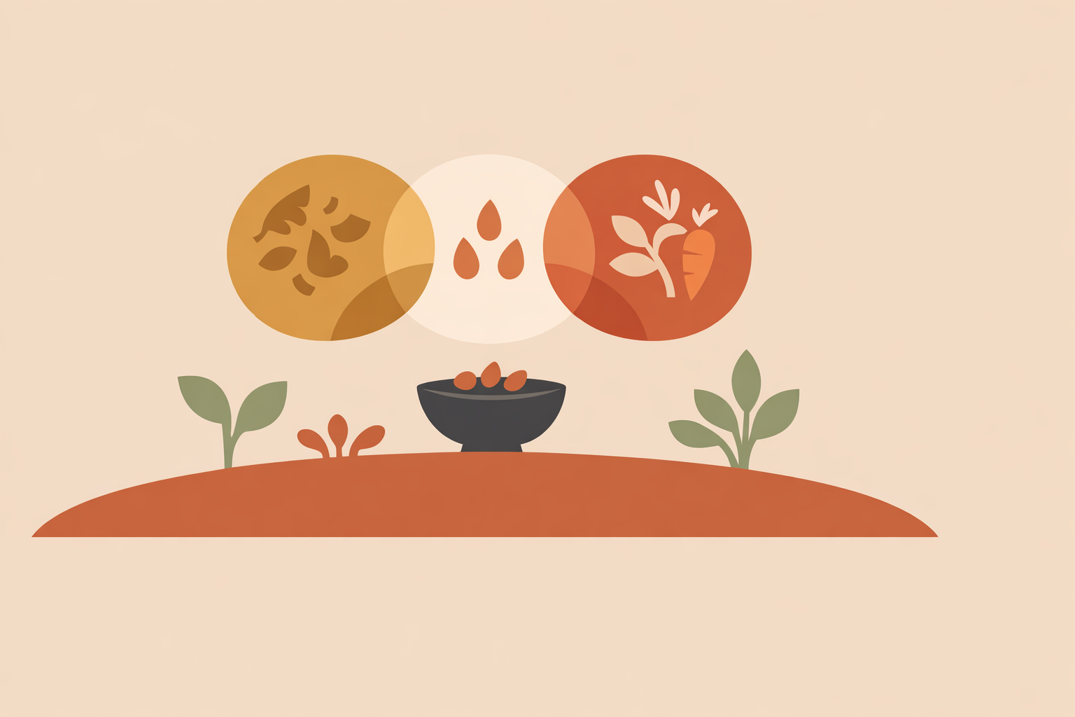 Group of adults collaborating in a self-sufficient gardening project, planting vegetables for sustainable living