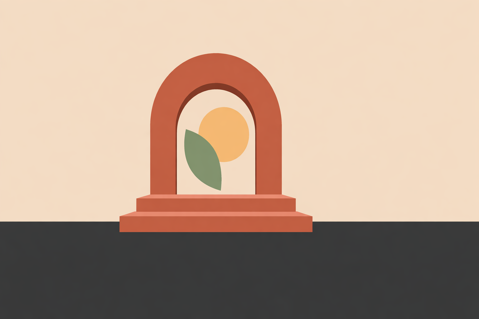 Architect sketching sustainable bio-architecture portfolio concept with layered building designs and natural landscape elements