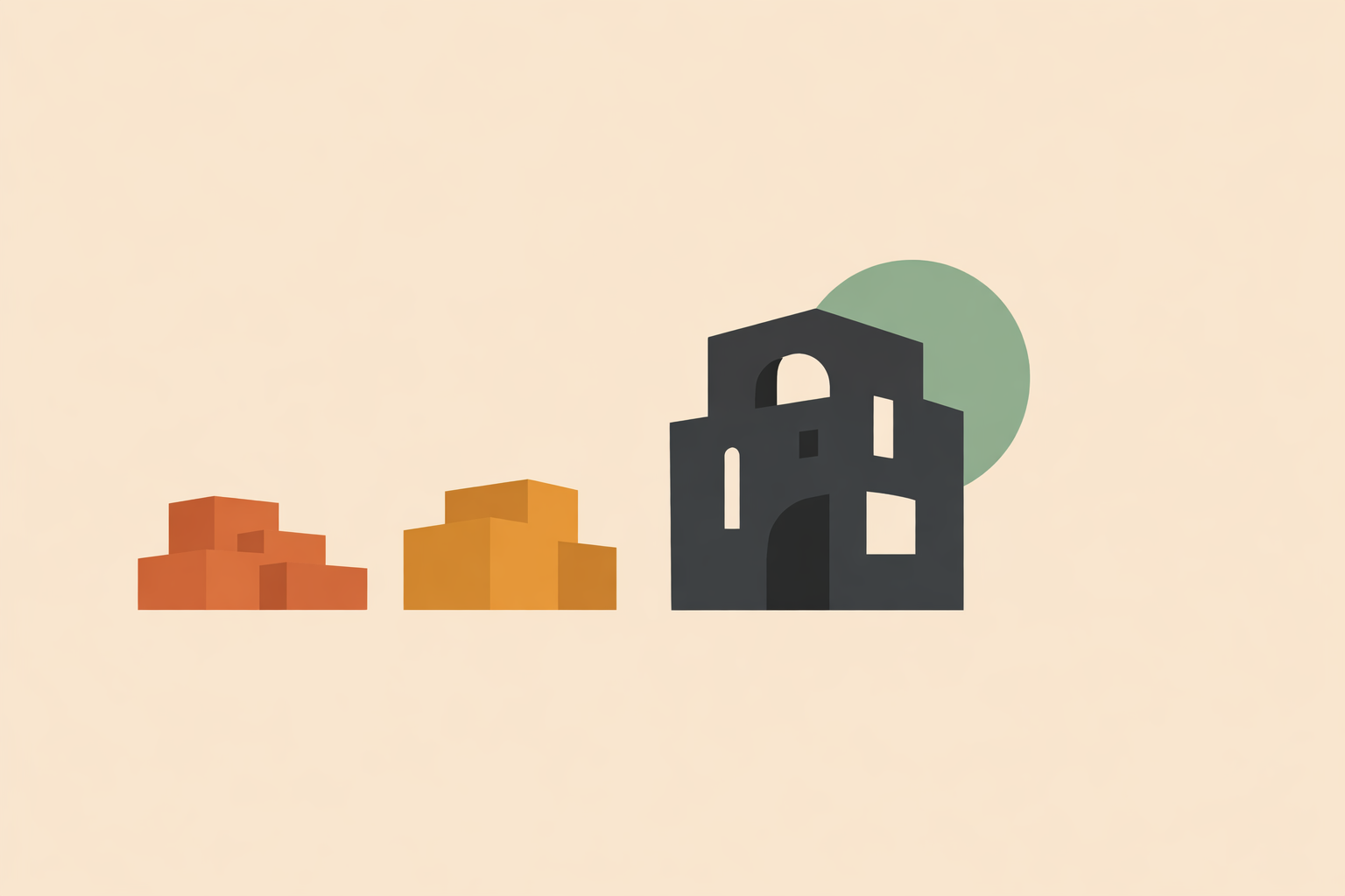 Architect reviewing 3D building models generated by generative design software to compare optimized architecture options
