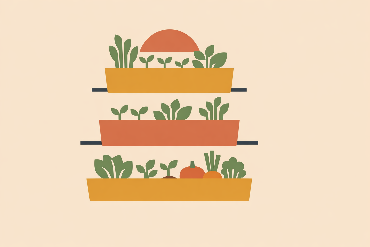 Woman harvesting leafy greens from containers on a small urban balcony, demonstrating compact vegetable gardening techniques
