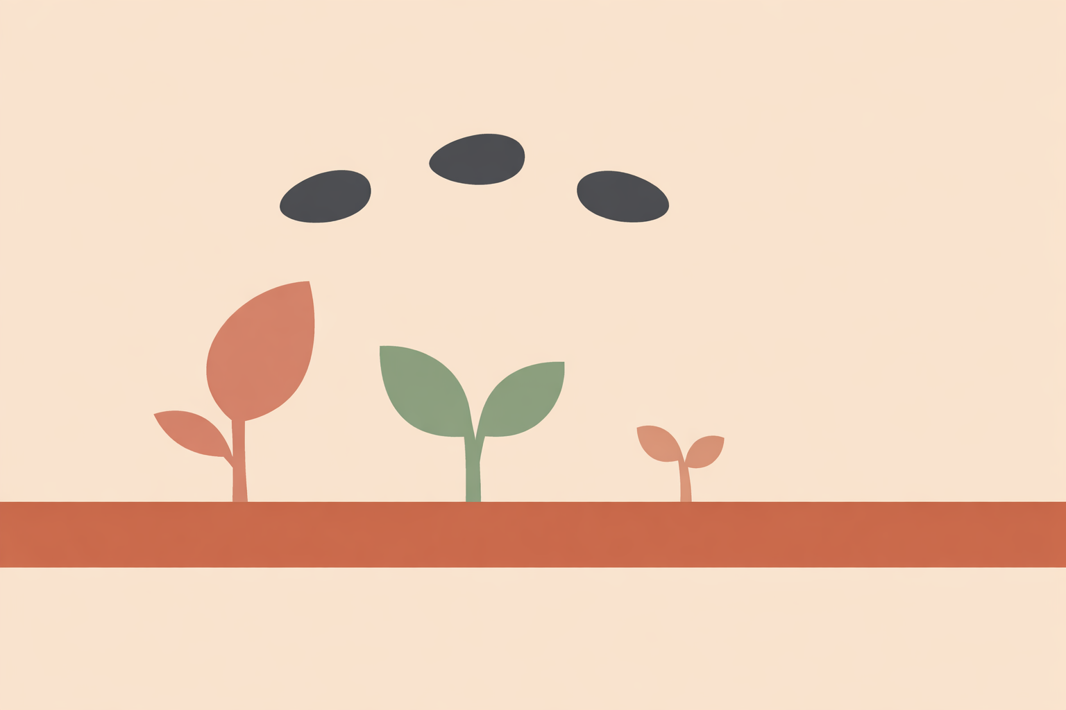 Employee participating in horticultural therapy, tending plants in a workplace garden to build focus and reduce stress
