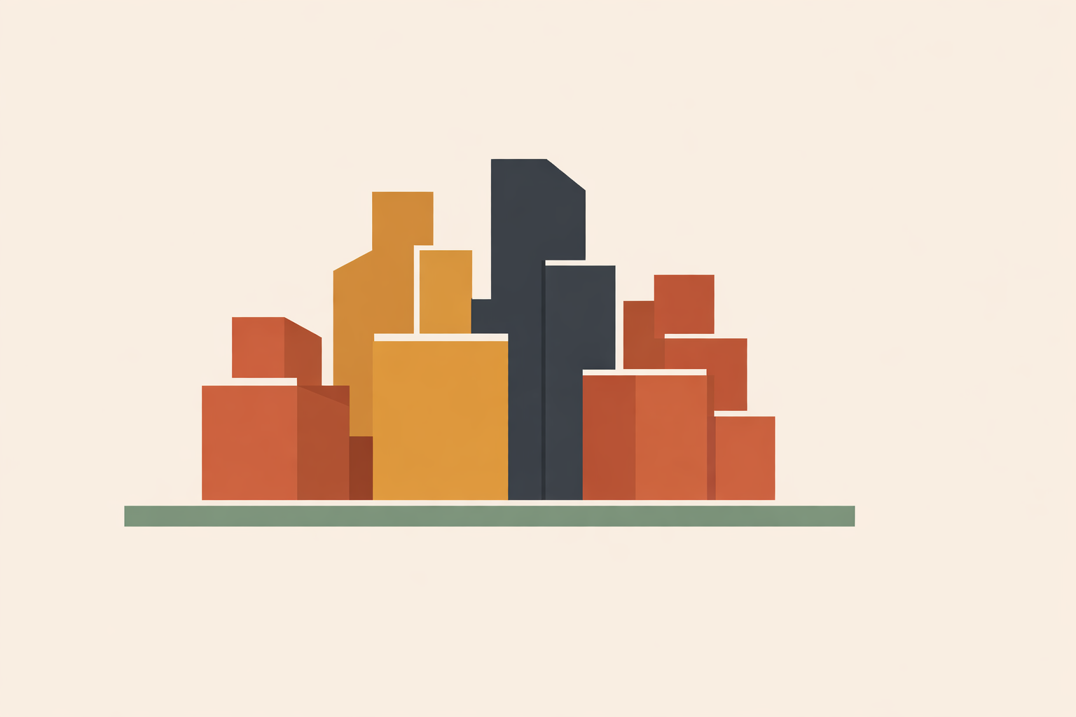 Architects reviewing urban streetscape with timber and brick facades while evaluating natural building materials for cities