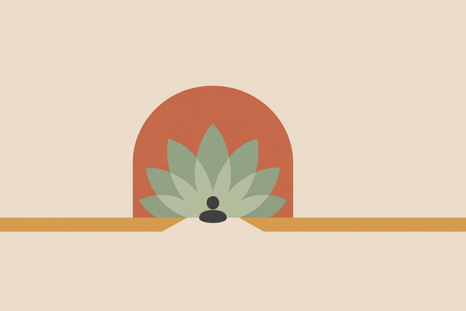 Person relaxing in a small garden, illustrating Attention Restoration Theory and realistic backyard design goals