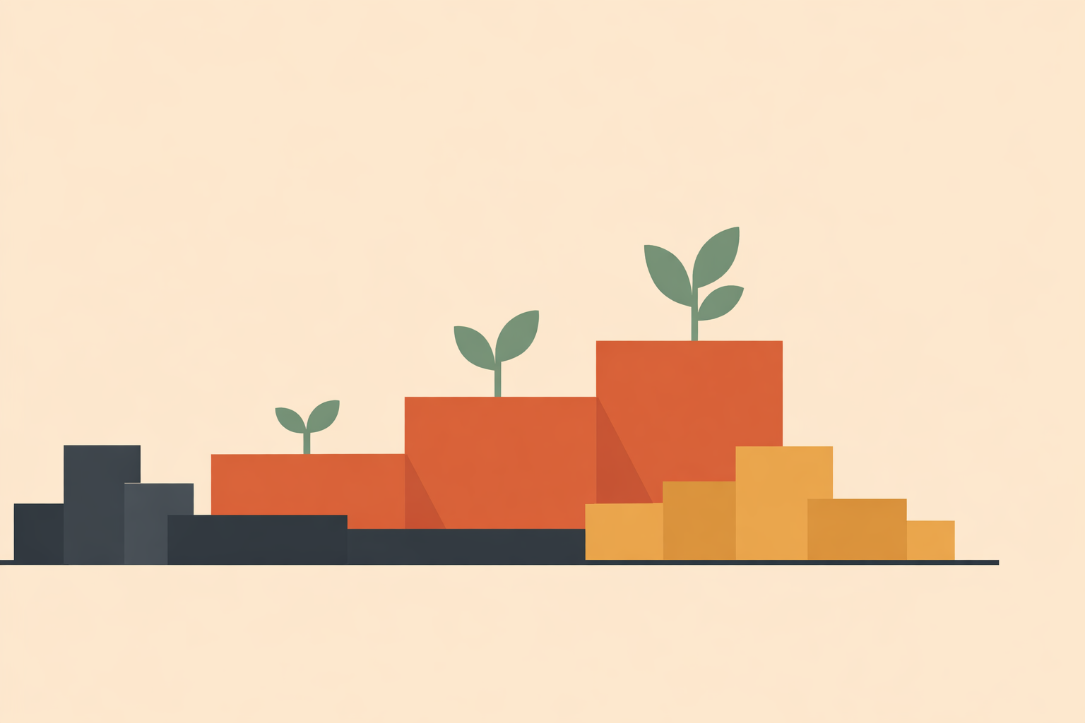 Farmer tending raised beds on a compact city lot, illustrating urban agriculture funding for small urban sites