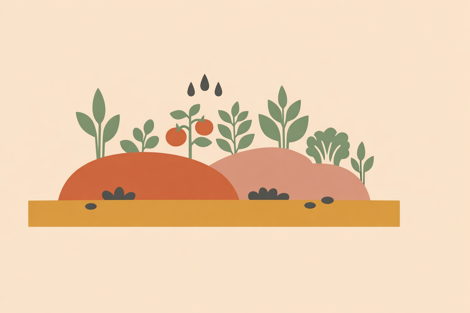 Urban backyard edible landscaping with diverse fruit trees and vegetables supporting pollinators and local biodiversity