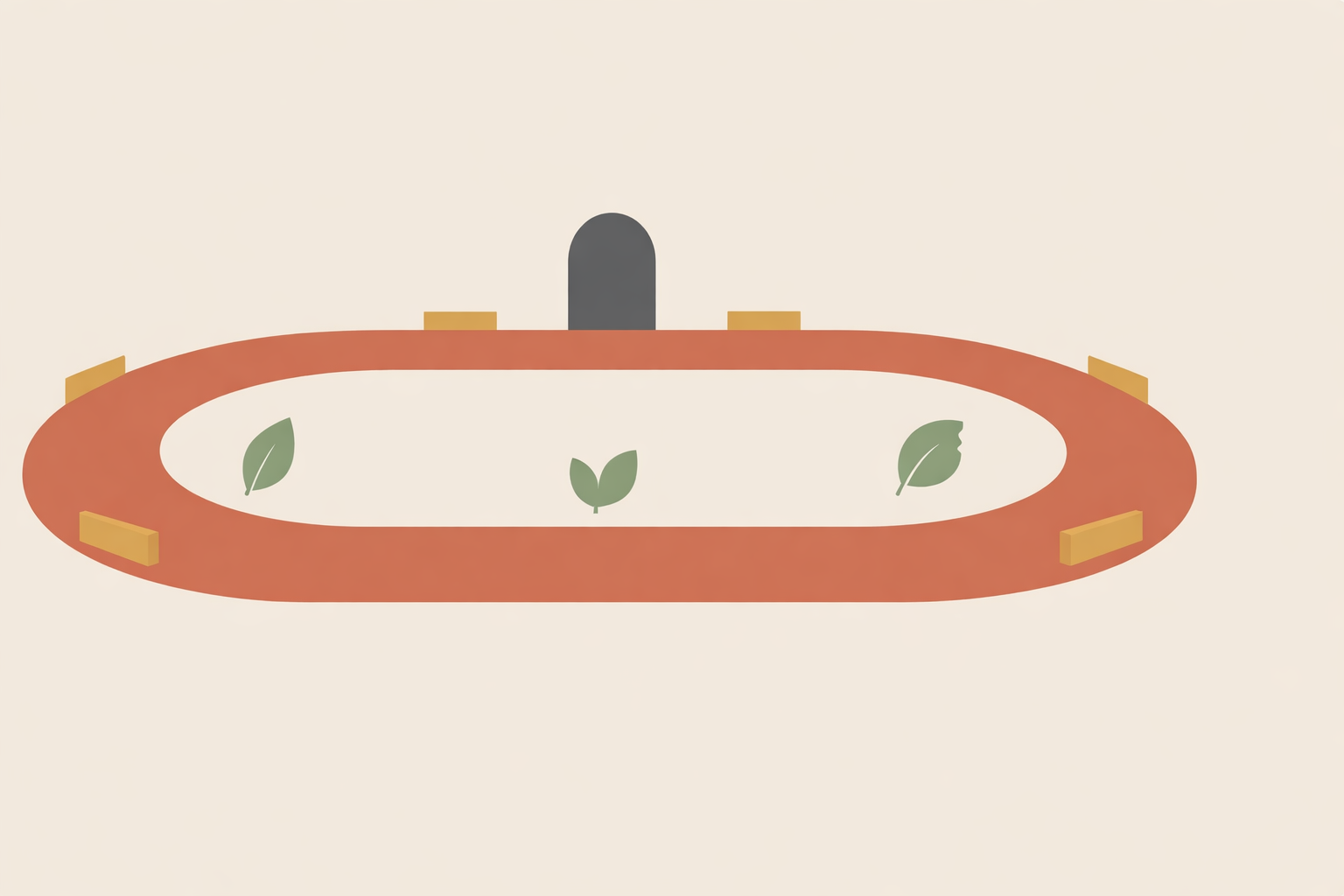 Caregiver supporting older woman with dementia while walking through a sensory garden, assessing safety risks