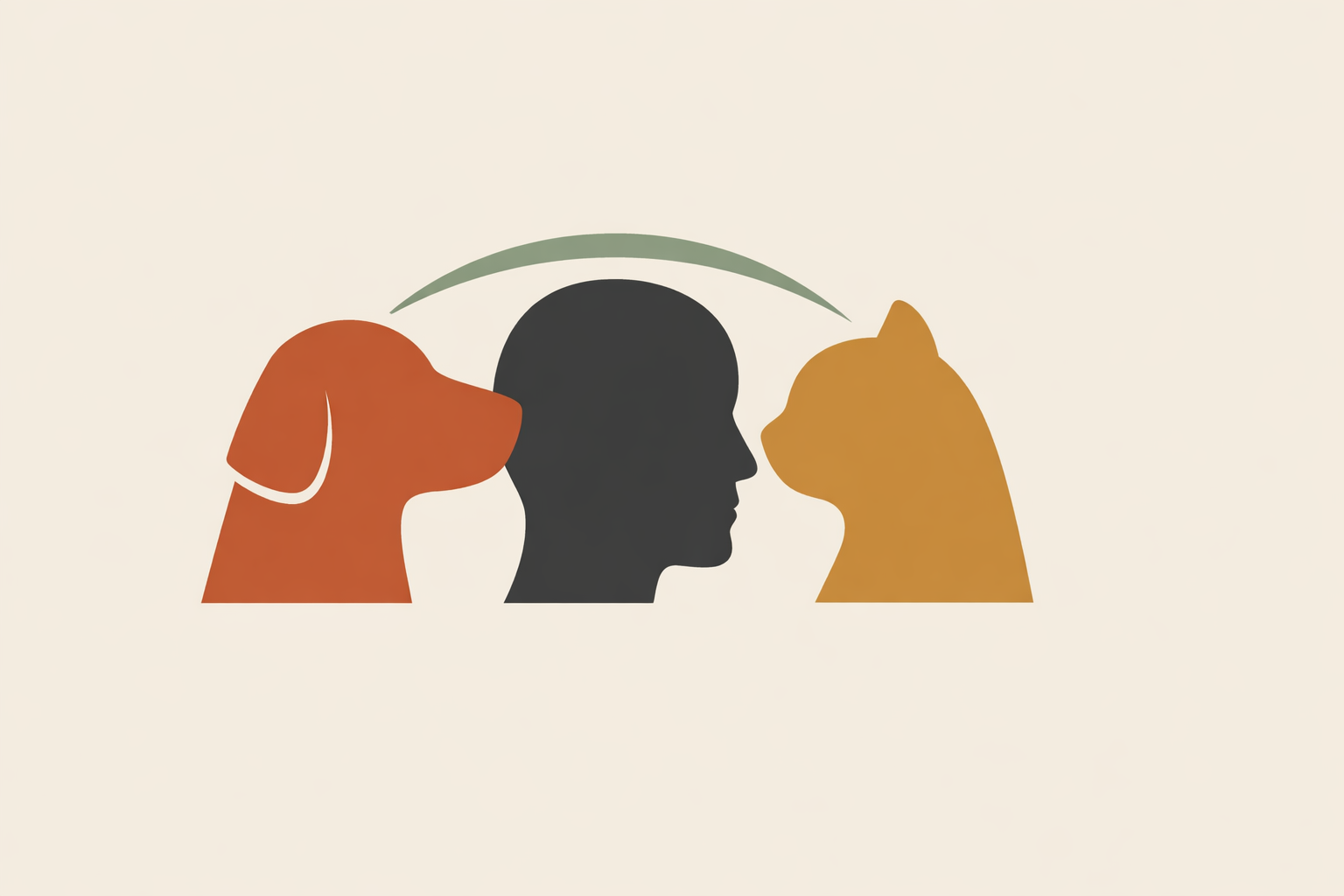 Vet calmly observing dog’s behavior while discussing animal telepathy with pet owner in a science-based clinic setting