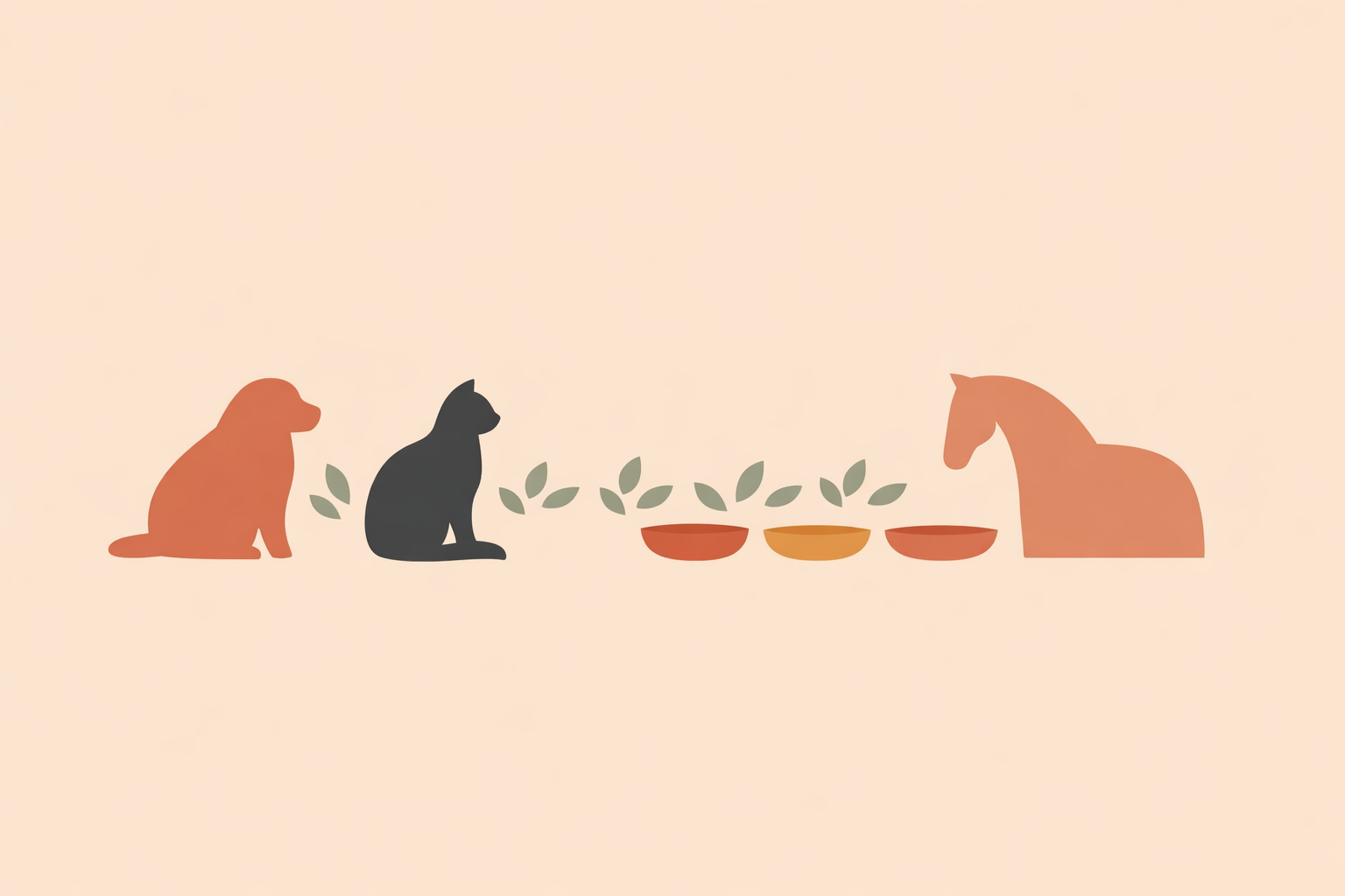 Dog sniffing and choosing from several essential oil bottles, illustrating animals self-selecting oils based on scent