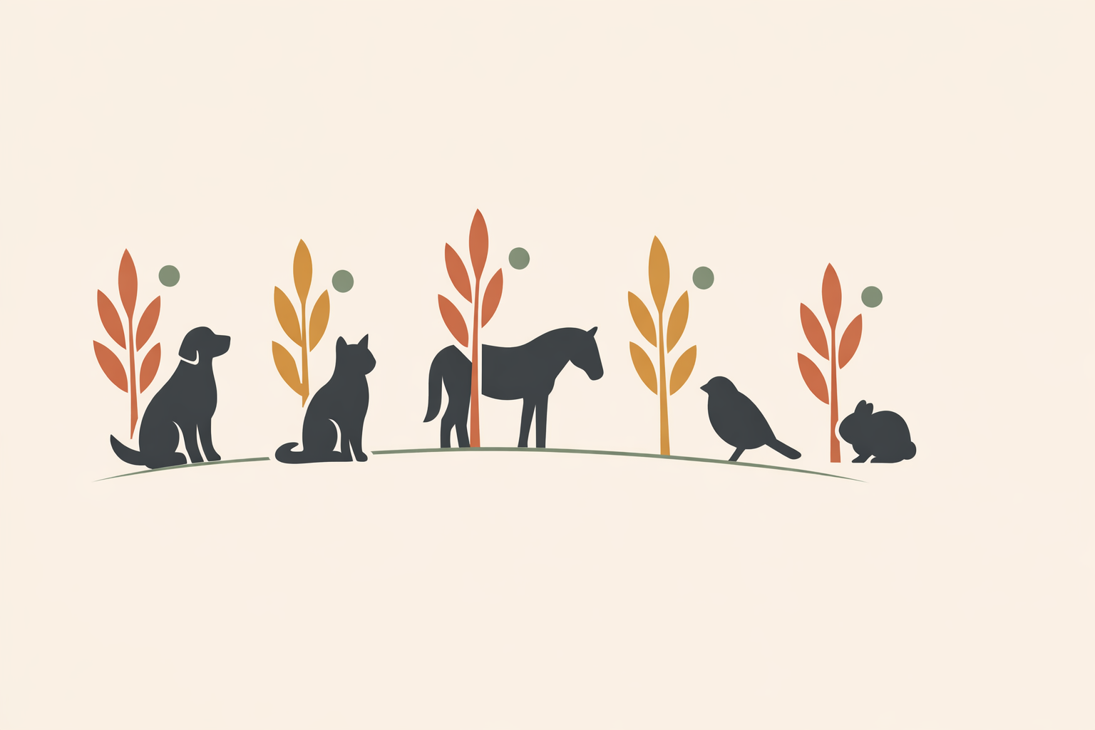 Vet showing fresh herbs beside dog and cat, demonstrating safe herbs for pets by species