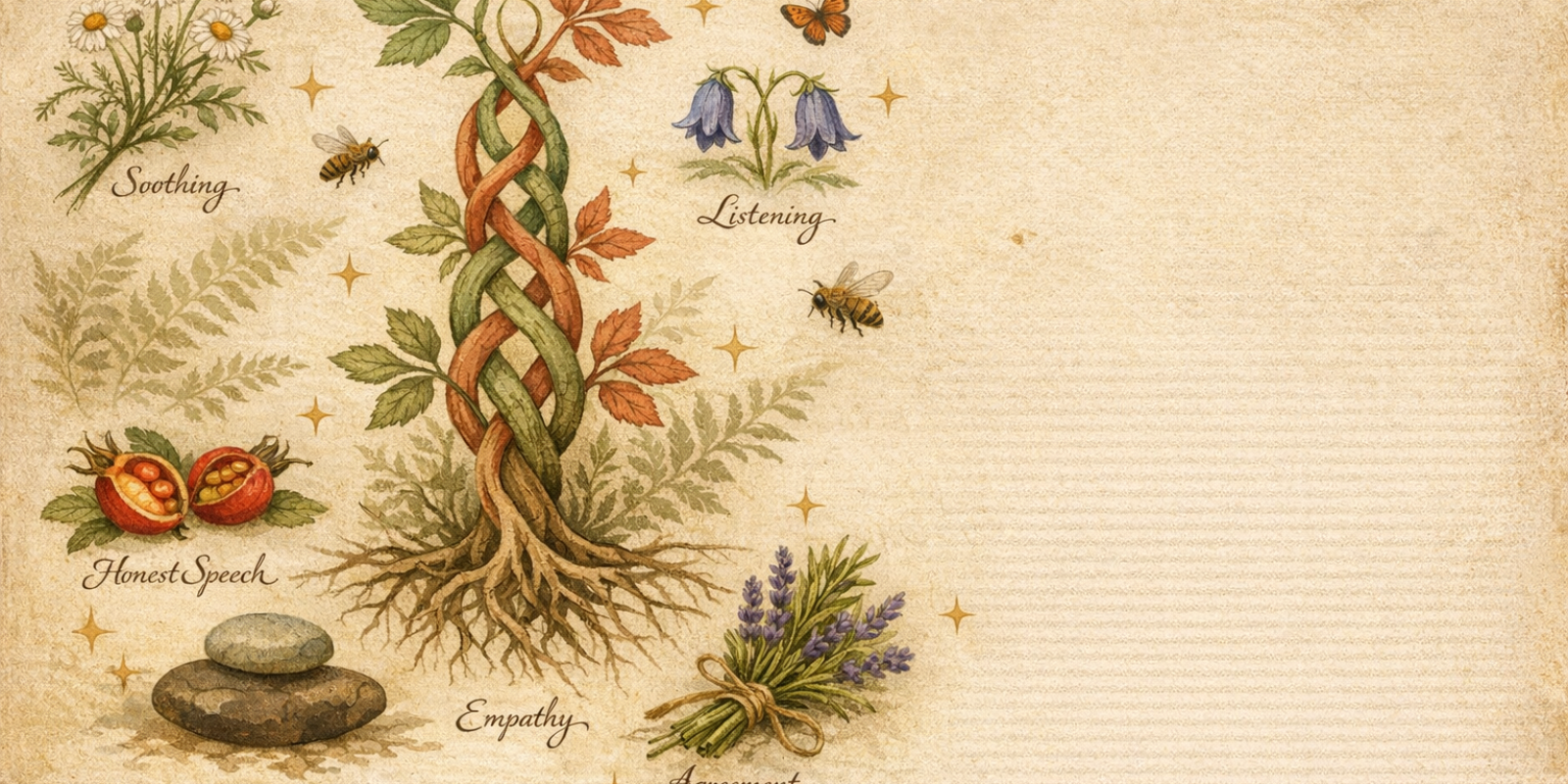 Couple in counseling session practicing conflict resolution tools with therapist to break recurring argument patterns