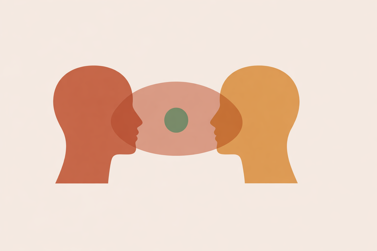 Therapist using Ericksonian rapport techniques while listening attentively to client during counseling session