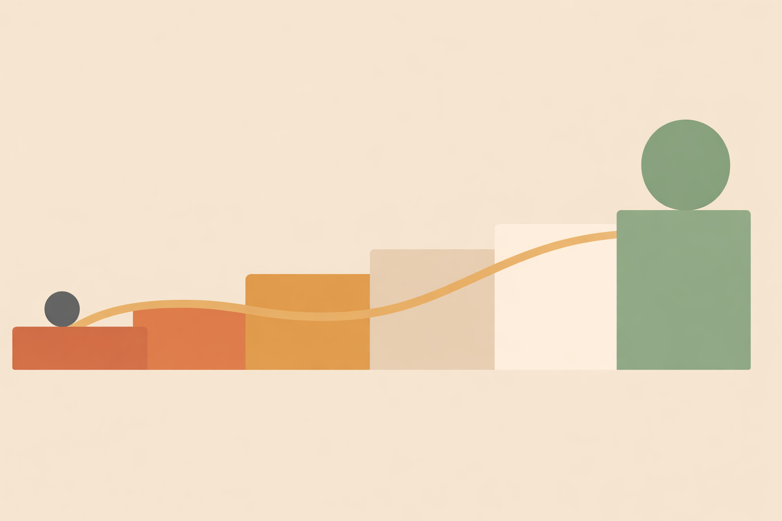 Somatic life coach guiding client through body-based awareness exercise during a one-on-one coaching session