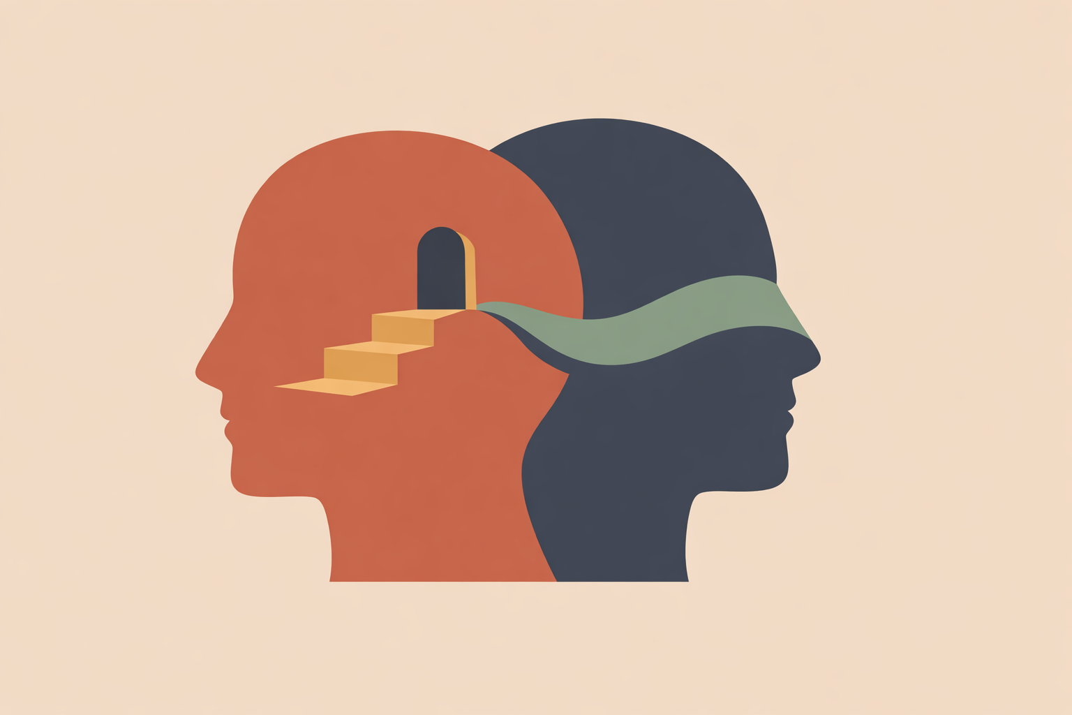 NLP practitioner coaching client through reframing exercise to improve mindset and communication skills