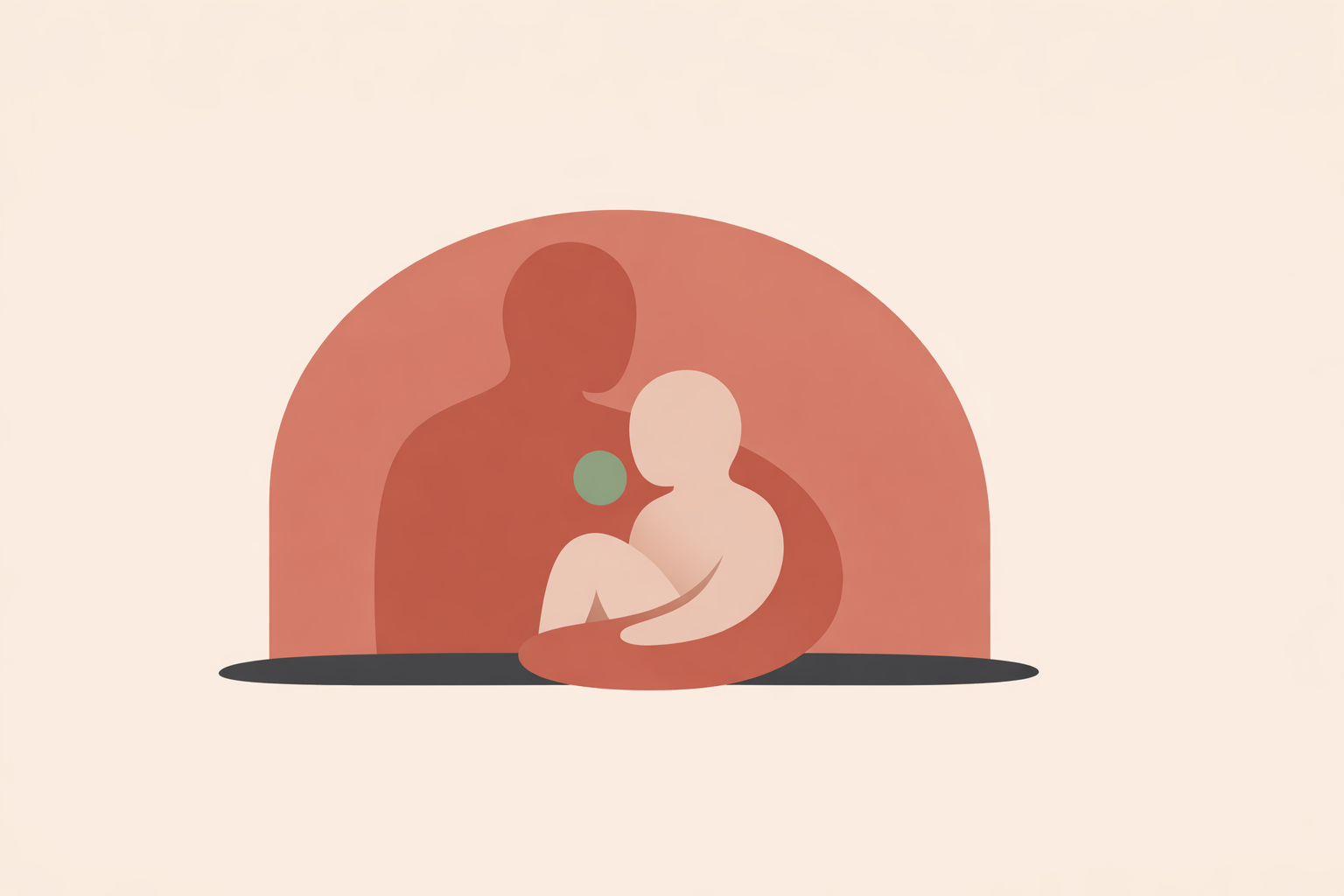 Coach supporting client in reflective inner child work to explore attachment patterns and emotional healing