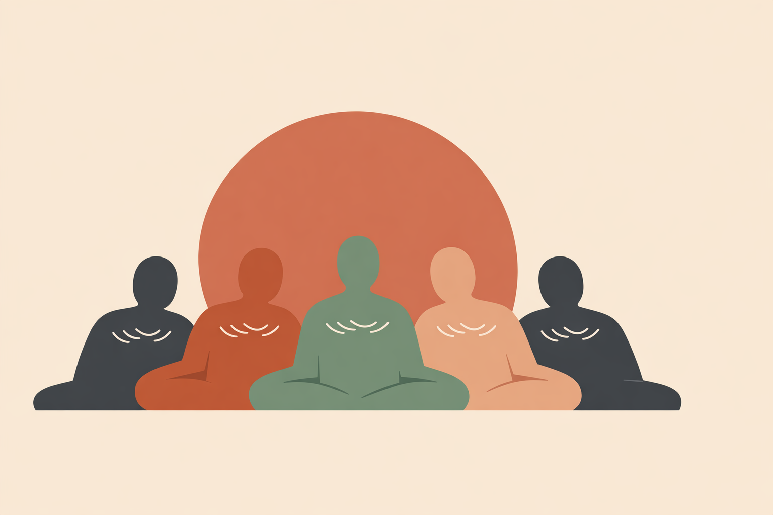 Facilitator leading virtual group session using polyvagal therapy techniques to build calm, connected relationships