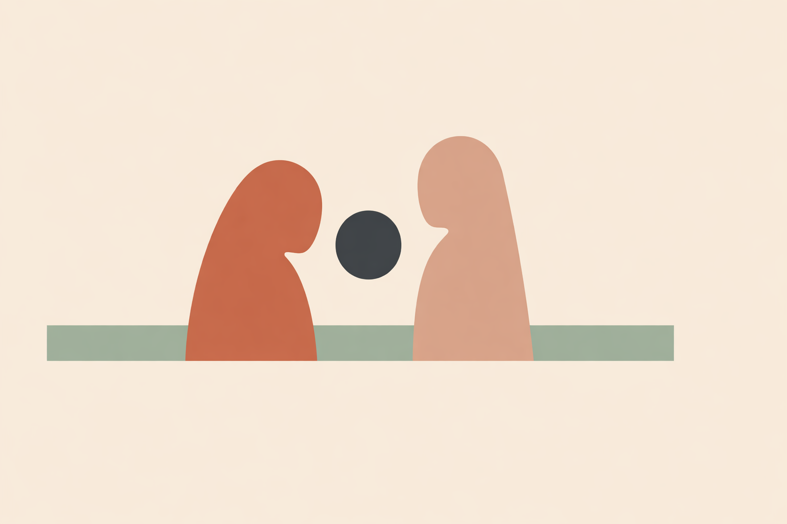 Trauma-informed coach guiding client through somatic tools for attachment trauma support in a calm session setting