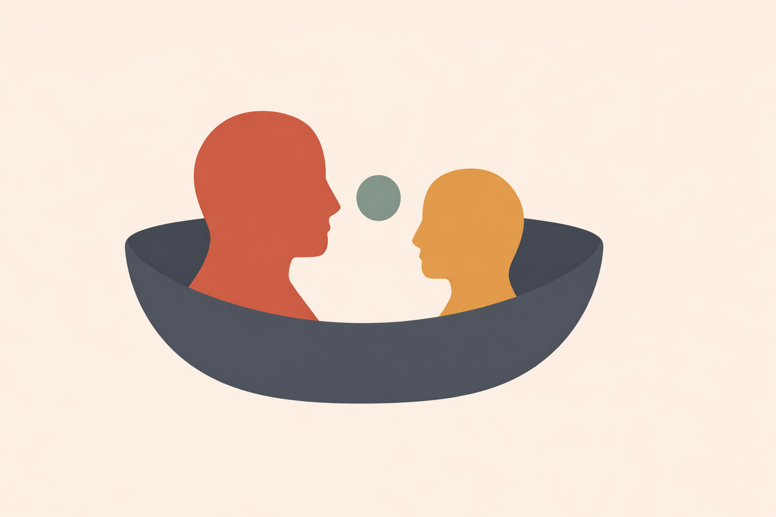 Ericksonian life coach using trauma-aware techniques while listening to a client during a calm coaching session