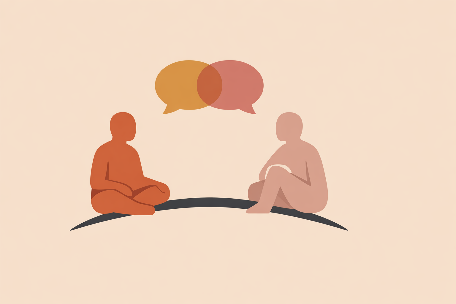 Therapist calmly talking with distressed client about relapse, offering ethical support and validating recovery efforts