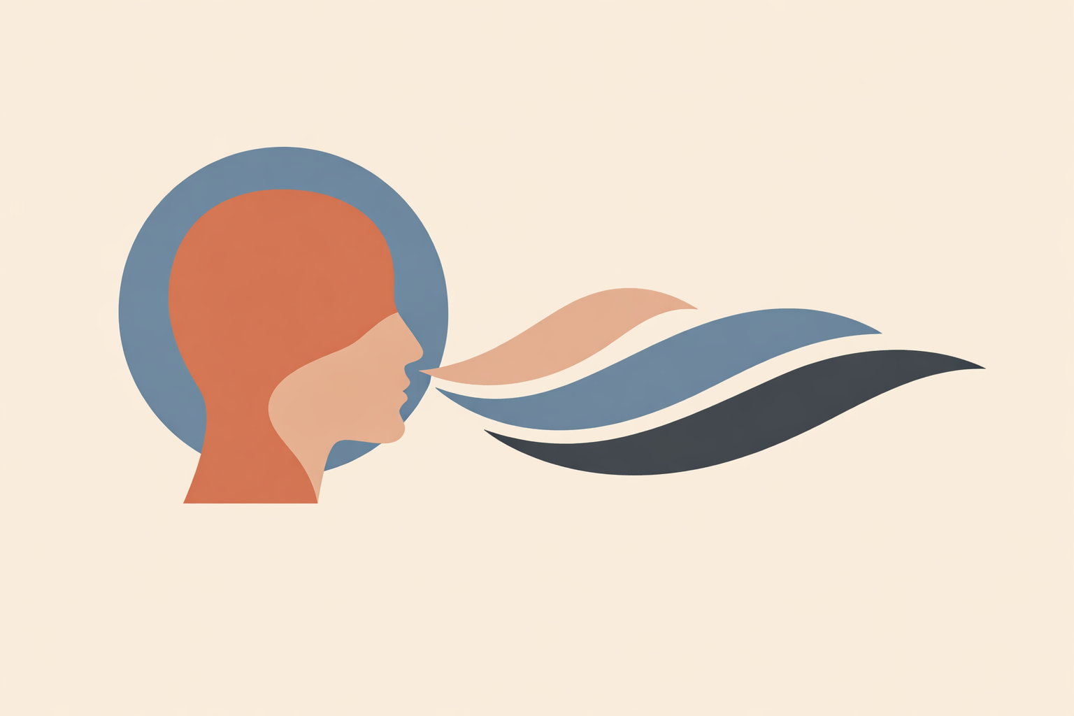 Woman practicing gentle breathwork in a calm room, using deep breathing for nervous system regulation