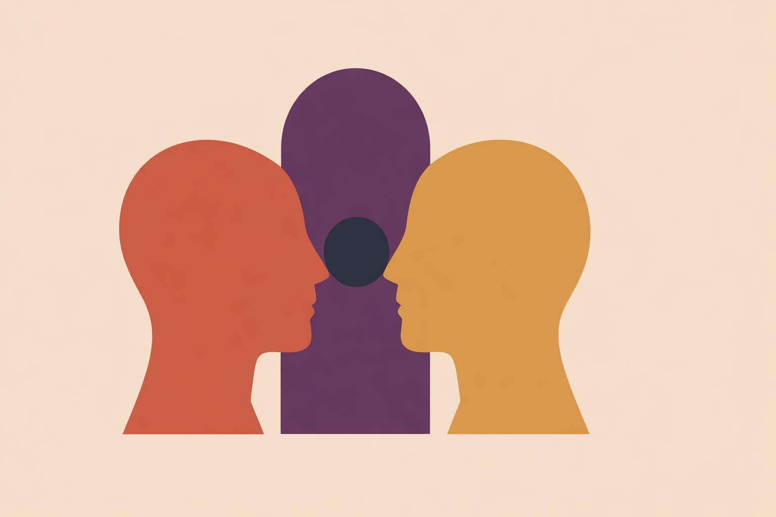Couple practicing NLP communication techniques with a therapist to repair relationship after repeated misunderstandings