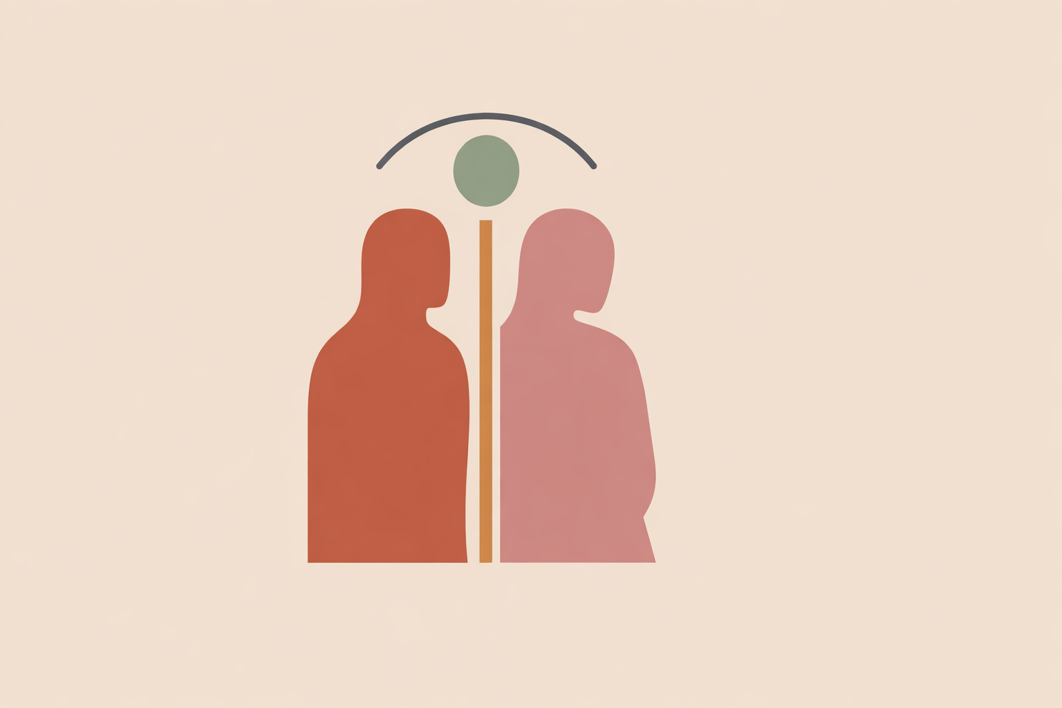 Therapist calmly explaining referral and trauma-informed boundaries to client during supportive counseling session