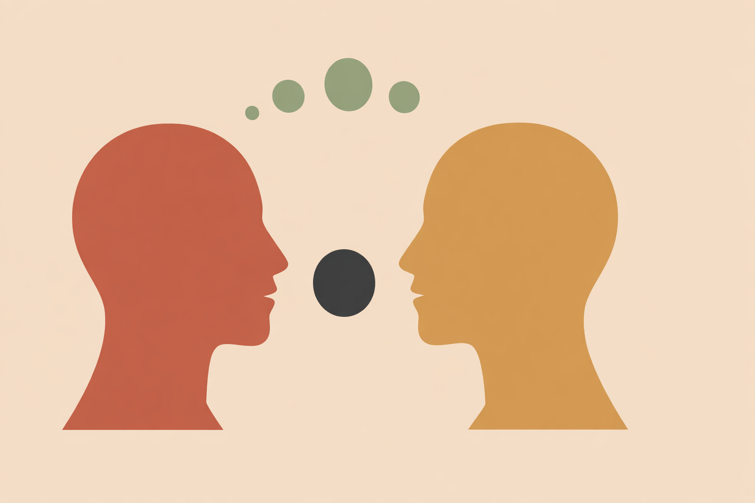 Sales professional using conversational hypnosis techniques while listening attentively to a client during an ethical meeting