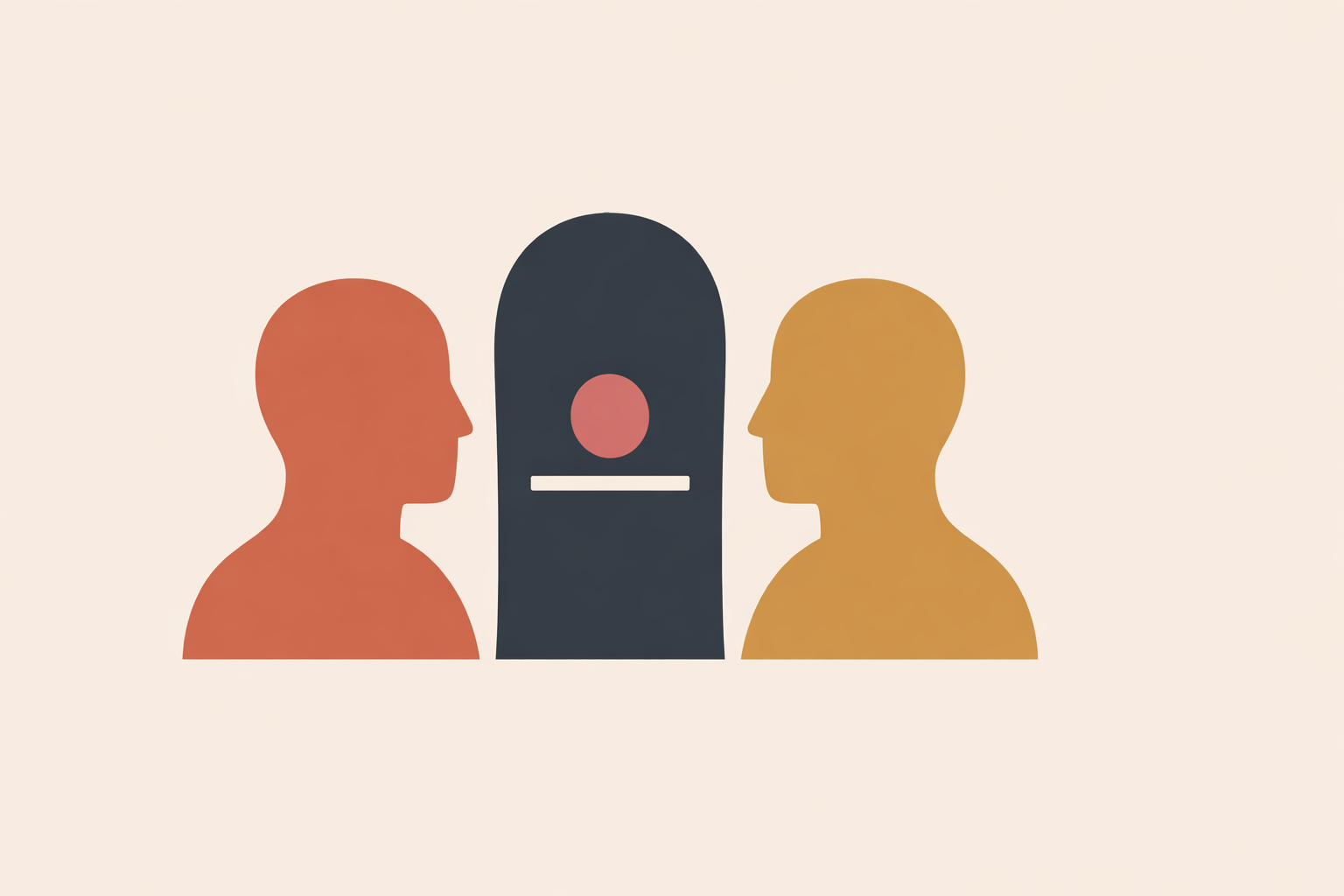 Couple sitting together with therapist mediating a conversation to coach healthy sexual boundaries in their relationship