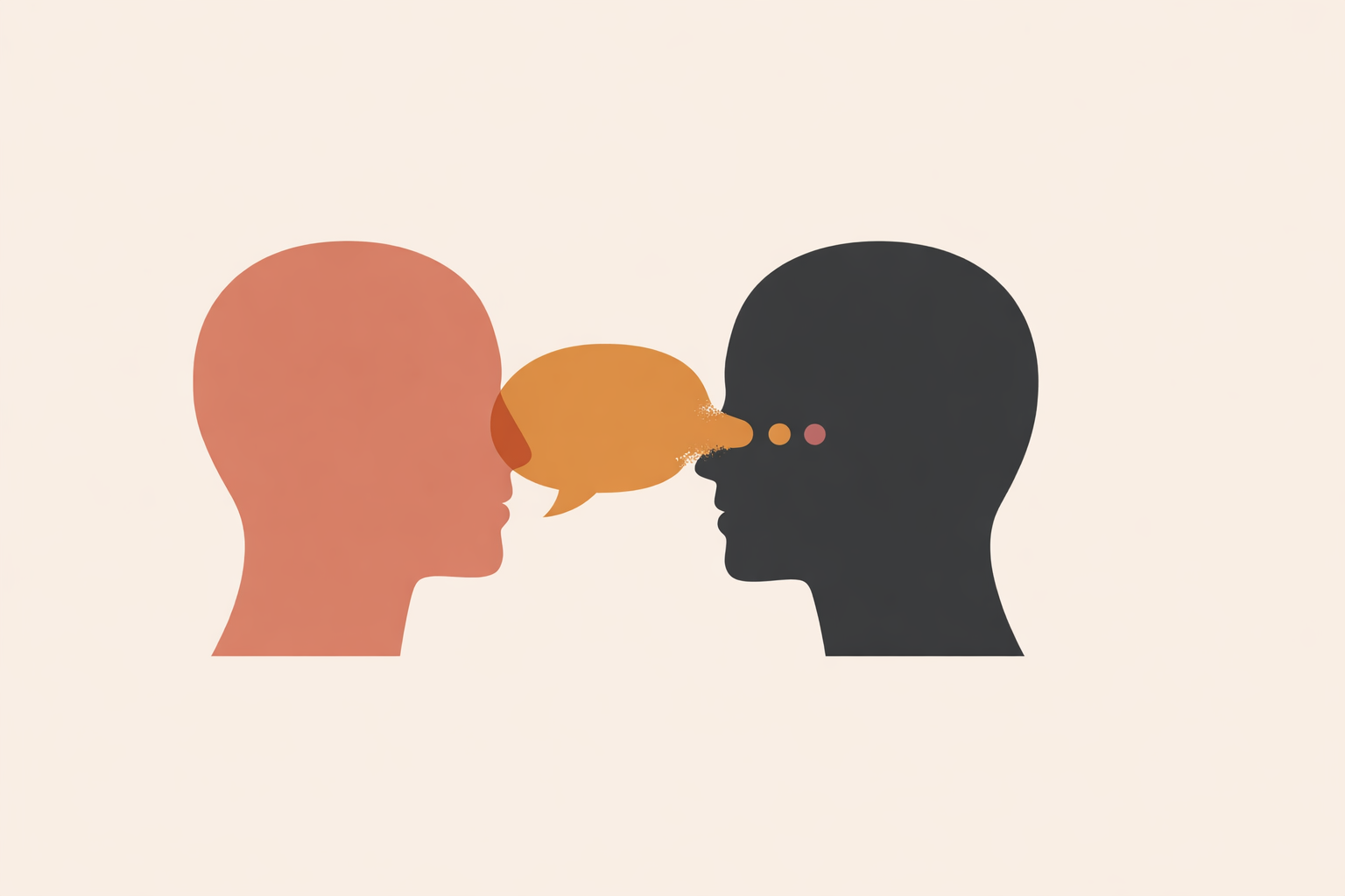 Therapist listening to client in reflective session exploring subjectivity in Lacanian psychoanalytic work