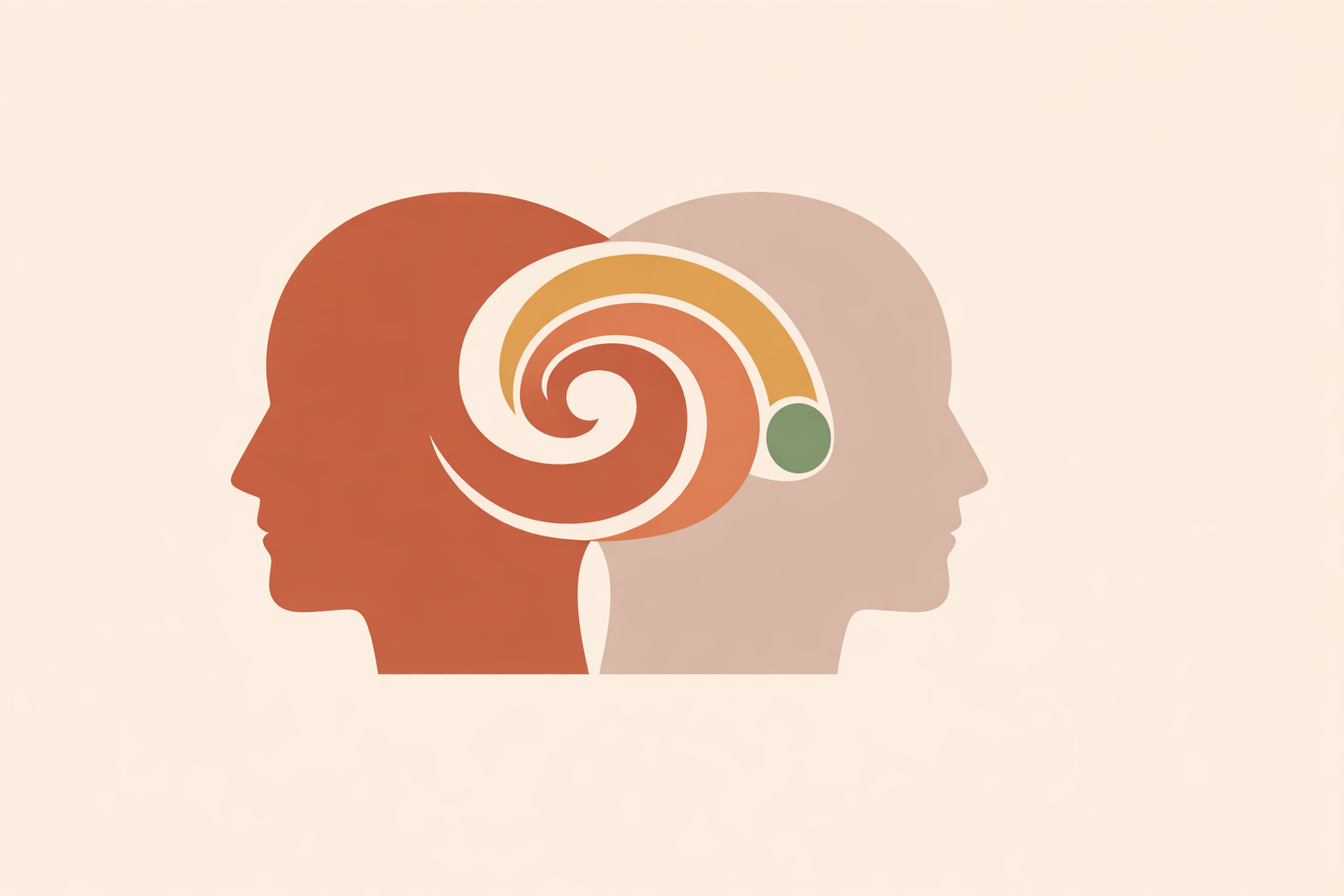Coach using conversational hypnosis techniques while talking with a focused client during a premium coaching session
