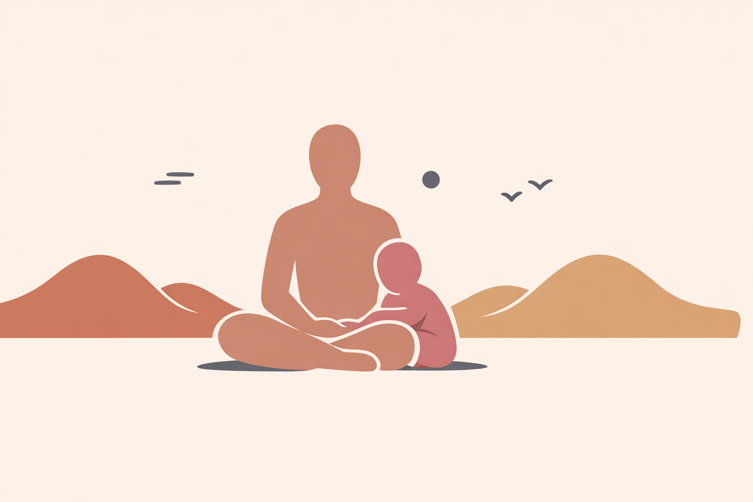 Parent kneeling to comfort neurodivergent toddler during tantrum, modeling calm steps for emotional regulation