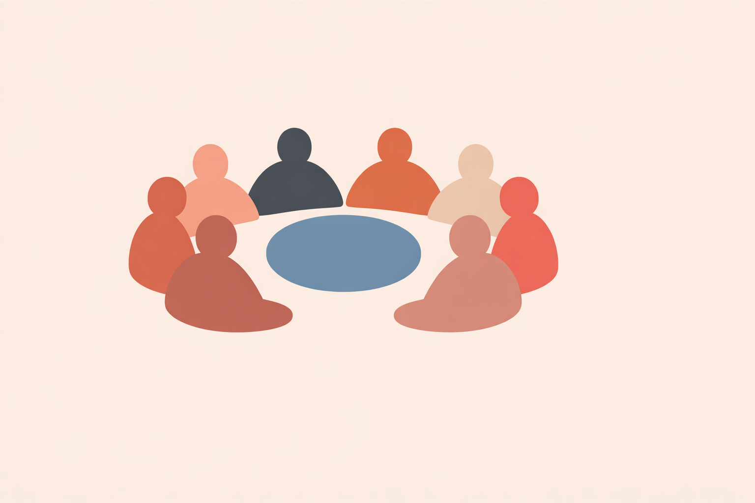 Therapist leading CBT group discussion to build healthy self-esteem and practice positive thinking skills